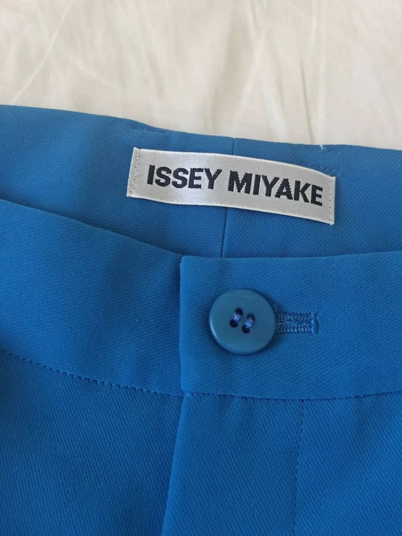 Issey Miyake Issey Miyake size:2 Blue wide-leg pants Size 22" - 2 Thumbnail