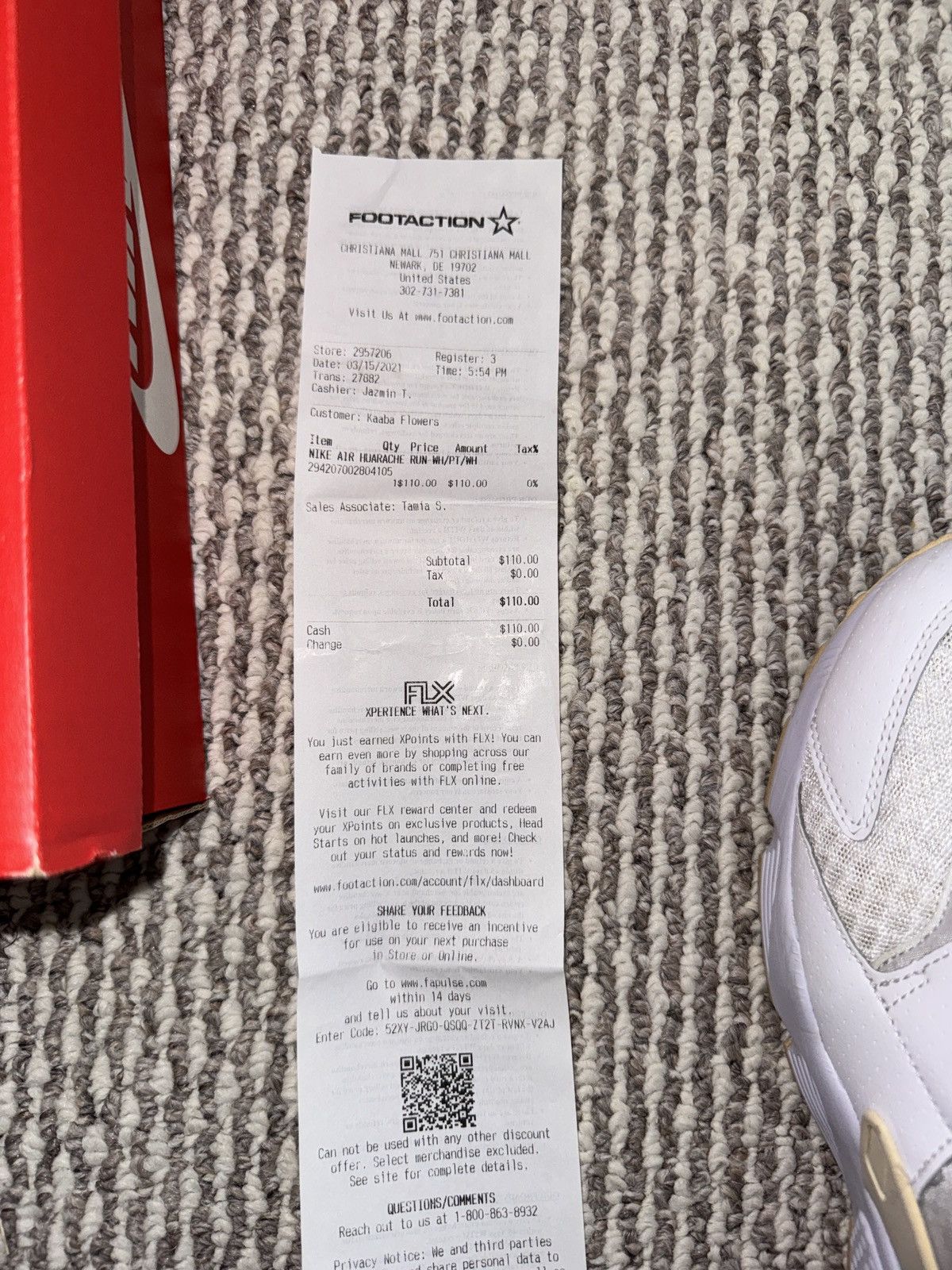 Nike Nike Air Huarache “White / Pure Platinum” (318429-111)10.5 Size US 10.5 / EU 43-44 - 7 Thumbnail