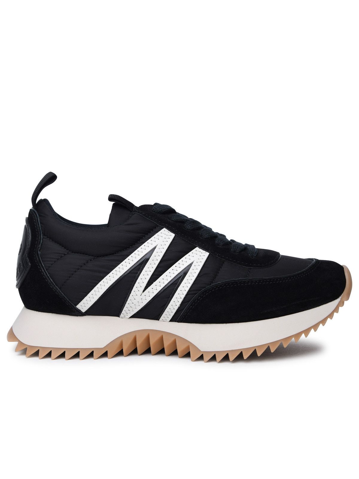 image of Moncler 'pacey' Black Polyamide Sneakers, Women's (Size 9)