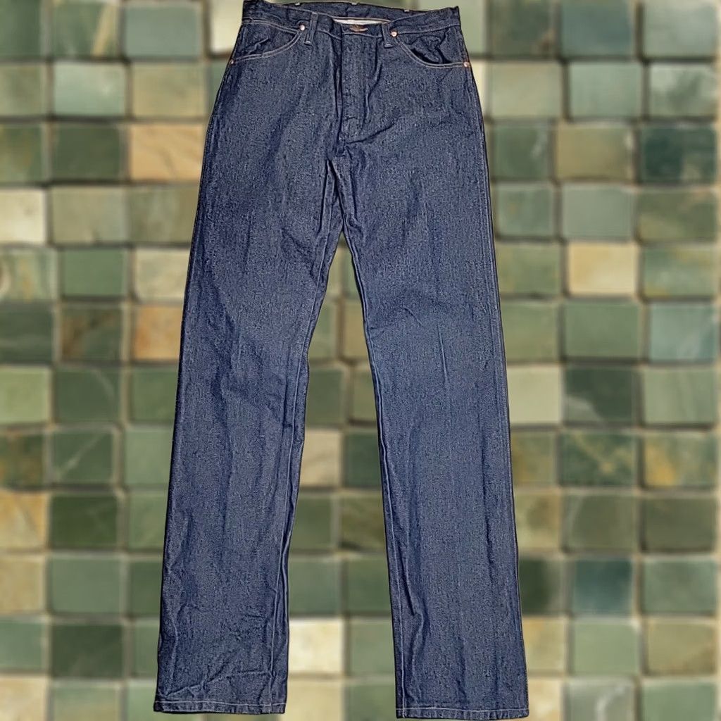 Wrangler Wrangler Jeans Men 34x38 Blue Denim Cowboy Cut Original Fit Western Rodeo 13MWZ Size US 34 / EU 50 - 1 Thumbnail