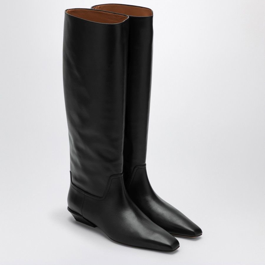 Paris Texas o1d2blof0924 Leather Boots in Black Size US 7.5 / IT 37.5 - 2 Thumbnail