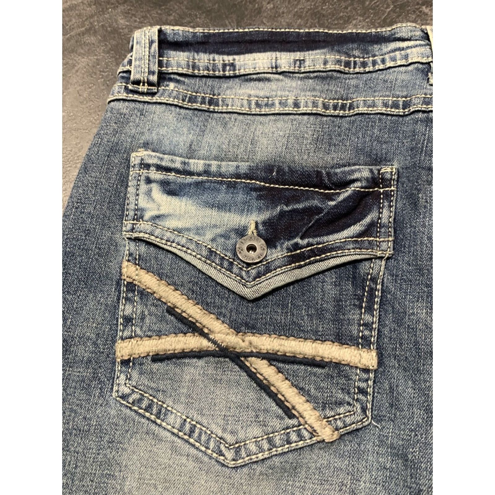 Vintage Axel Jeans Men's Slim Bootcut Denim 34x32 Blue Stretch Size US 34 / EU 50 - 5 Thumbnail