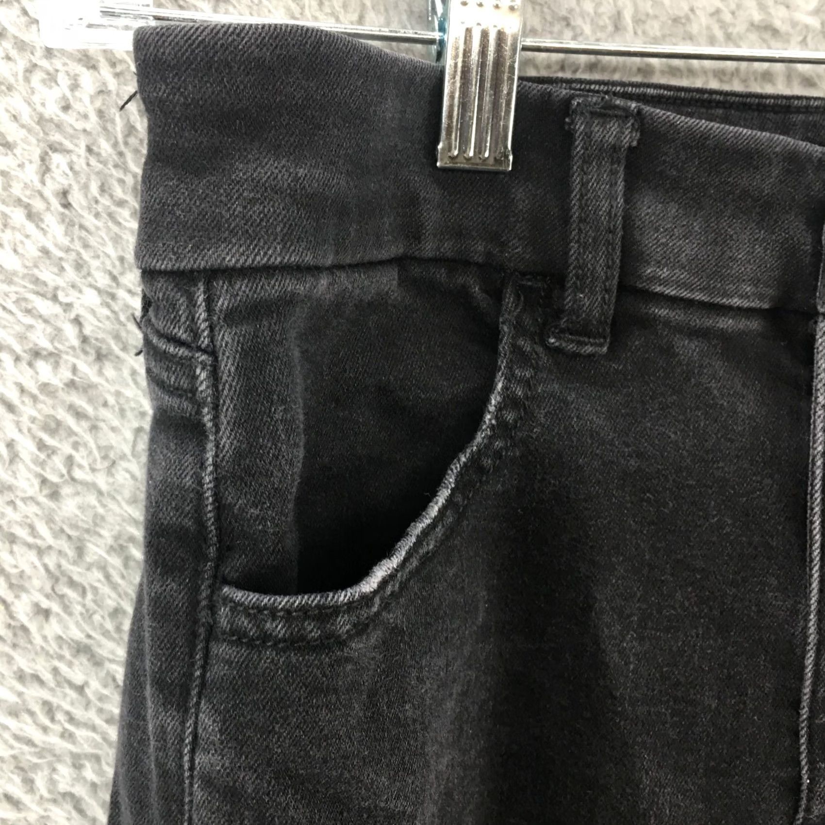 American Eagle Outfitters American Eagle Outfitters Next Level Stretch Skinny Jeans Womens 6 Black Denim Mid Rise Zip Jeans Womens Black Denim Mid Rise Zip Size 28" / US 6 / IT 42 - 5 Thumbnail