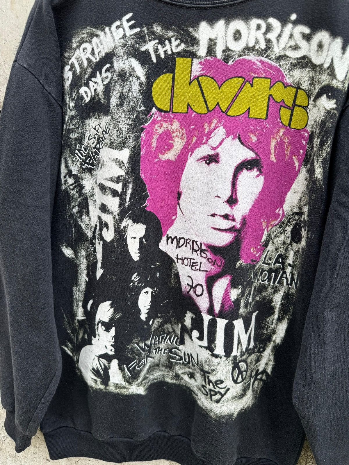Band Tees Vintage the doors jim morrison wanted sweatshirt Size US L / EU 52-54 / 3 - 2 Thumbnail