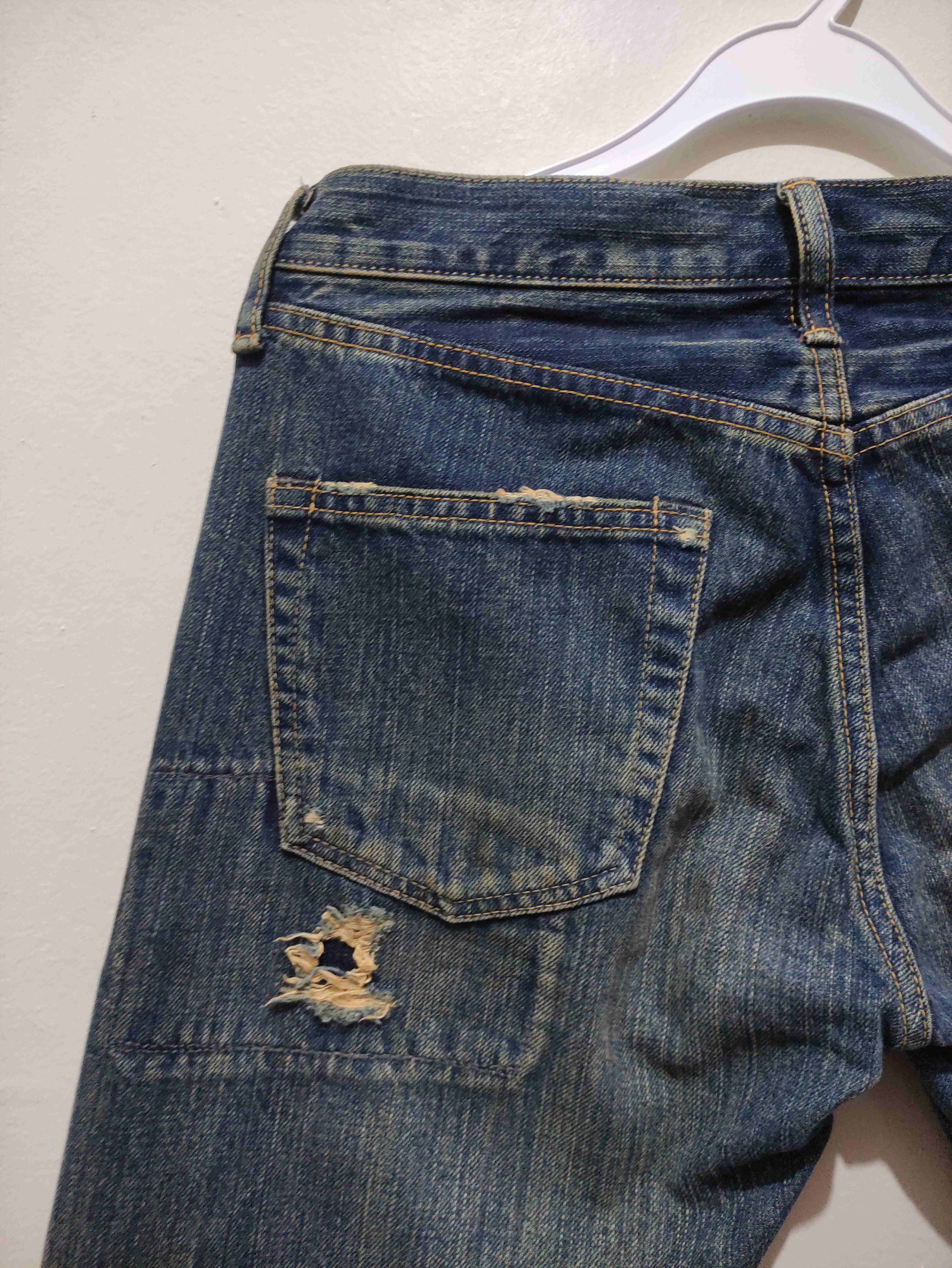 Spellbound Japanese Archive SPELLBOUND distressed grunge denim Size US 29 - 16 Thumbnail