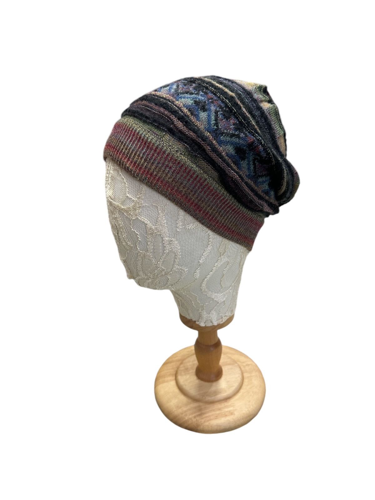 14th Addiction × Designer × Japanese Brand M & KYOKO MIXED WOOL KNITTED BEANIE HAT Size ONE SIZE - 1 Thumbnail