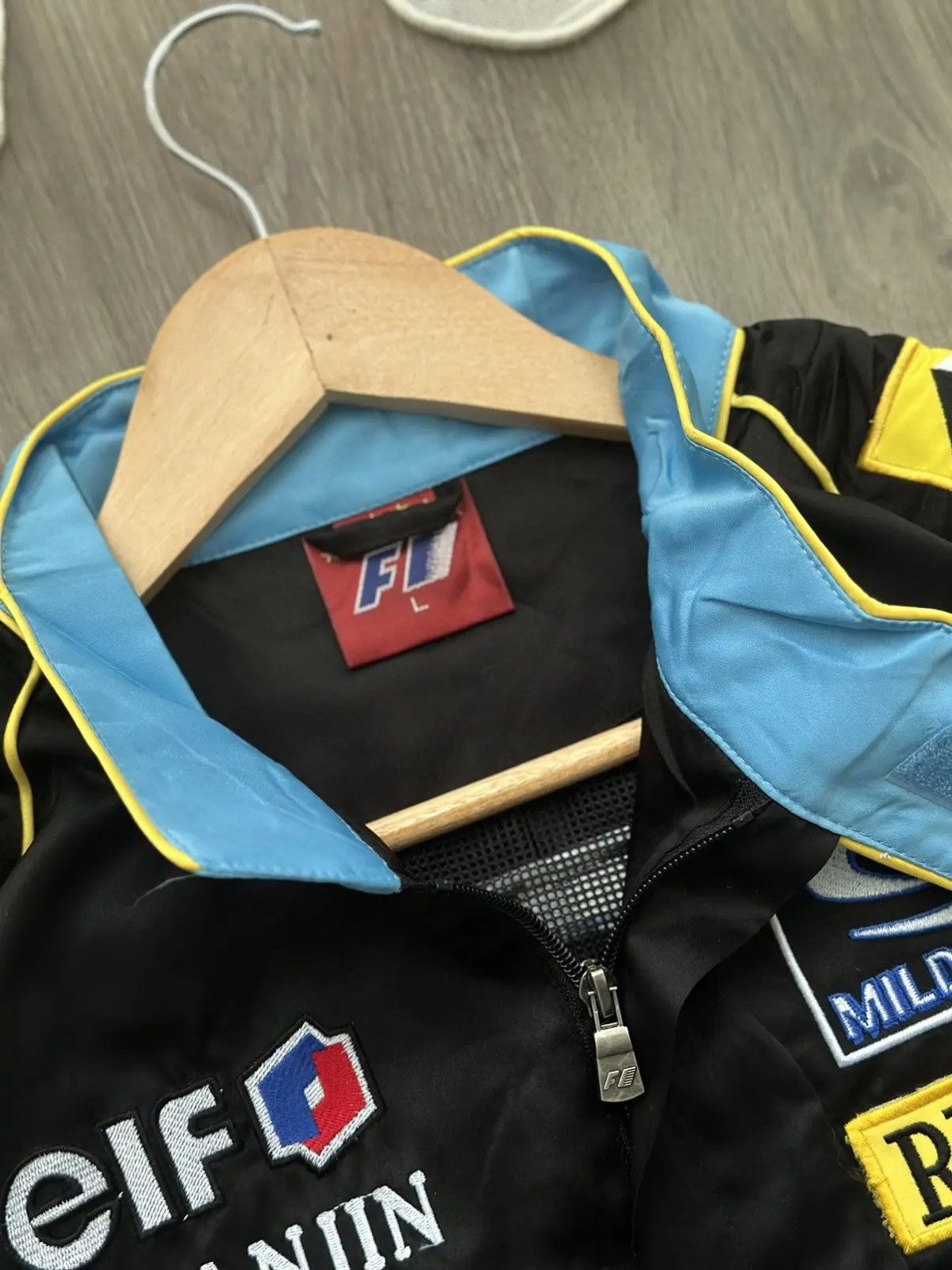Formula 1 × Vintage Vintage Renault F1Team Racing Mild Seven Formula Uno Jacket Size US L / EU 52-54 / 3 - 9 Thumbnail