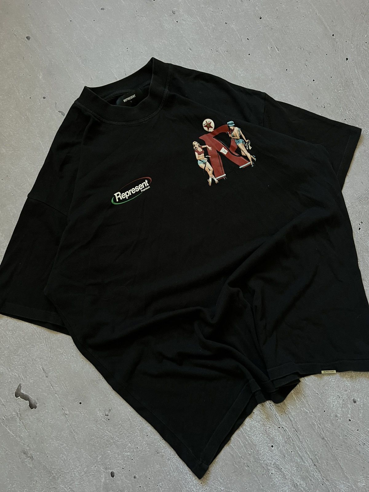 Represent Clo. Represent Automotive Girl Printed T-Shirt Black Size L Size US L / EU 52-54 / 3 - 1 Thumbnail