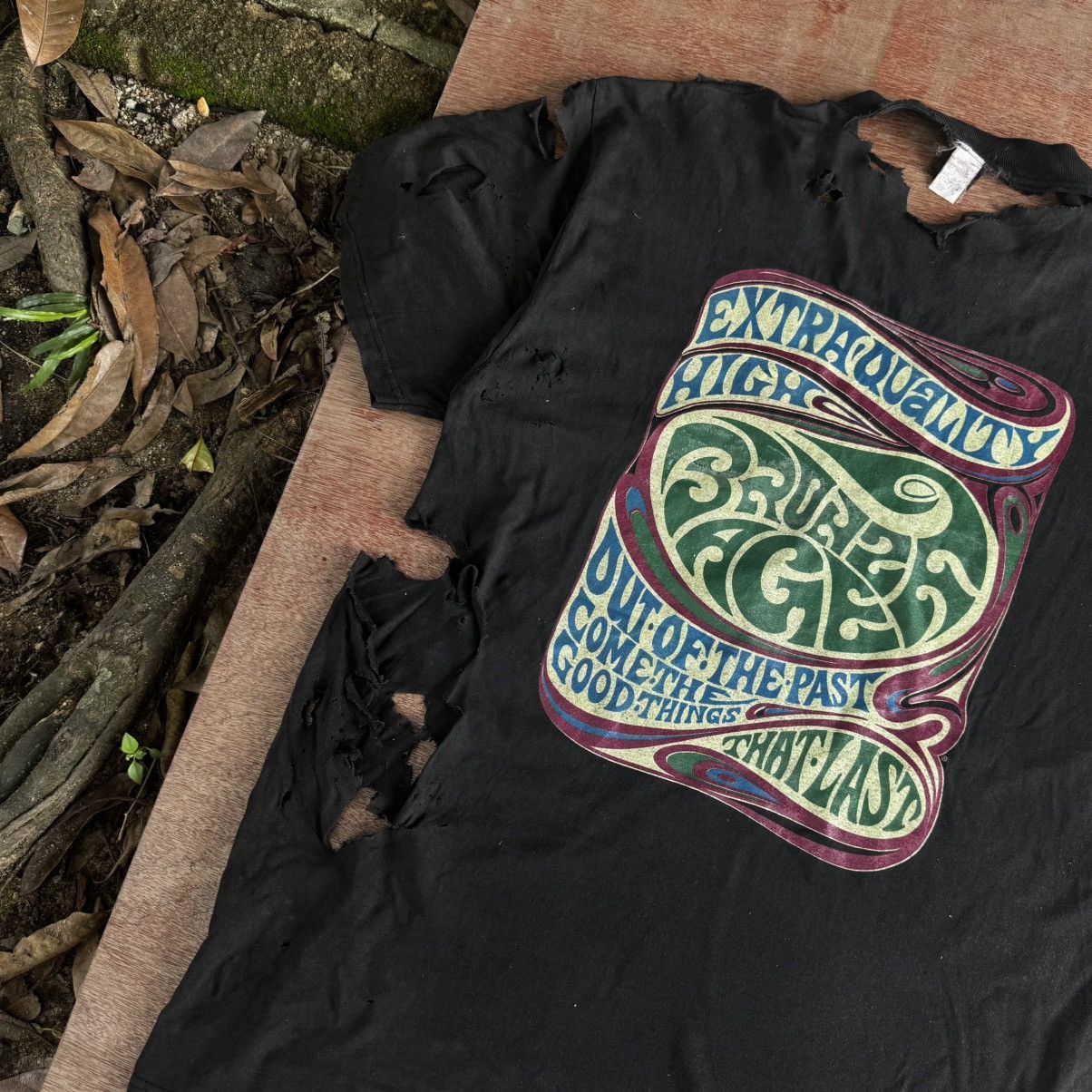 Public Housing Skate Team × Vintage Bronze Age Thrashed Tee Skateboarding Punk Size US XL / EU 56 / 4 - 3 Thumbnail