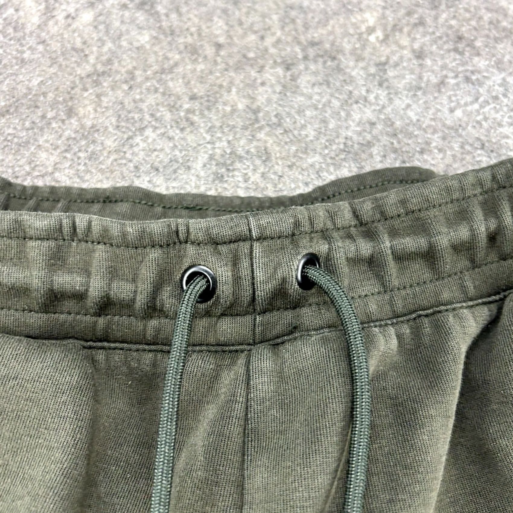 Nike Nike Fleece Pants Men's L Green Jogger Sweat Solid Drawstring Tech Size US 33 - 4 Thumbnail