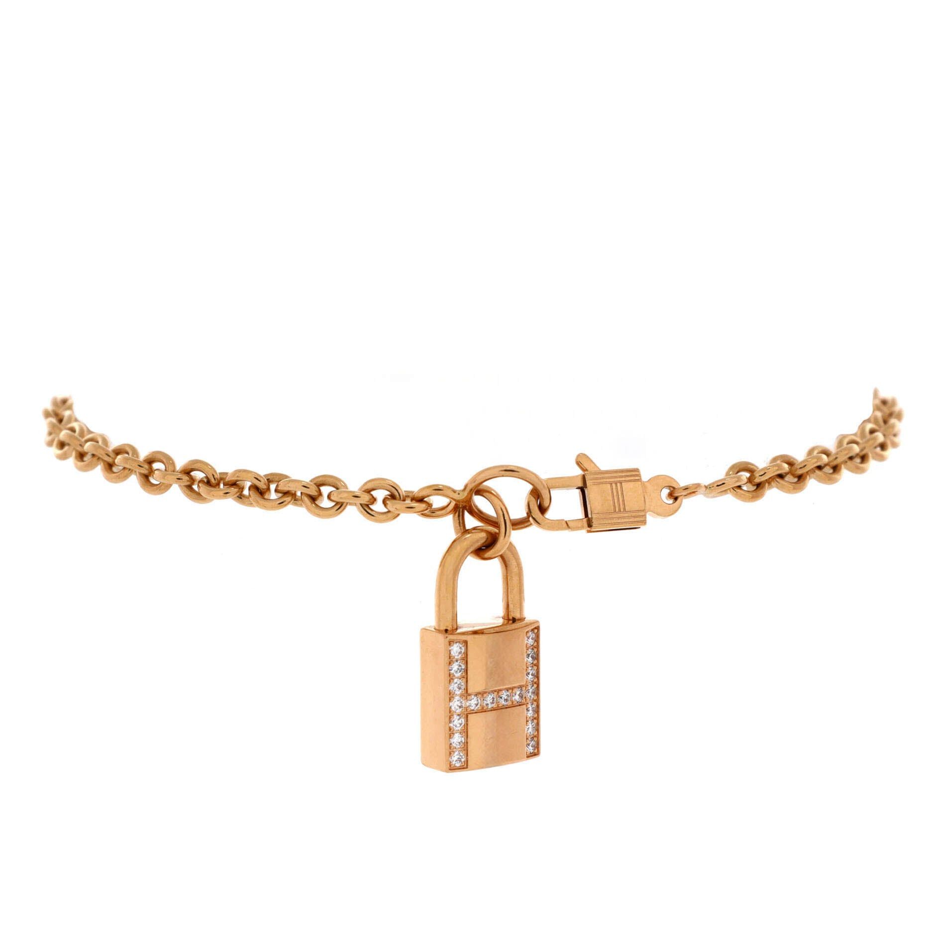 Hermes Amulettes Cadenas Pendant Bracelet Size ONE SIZE - 1 Thumbnail