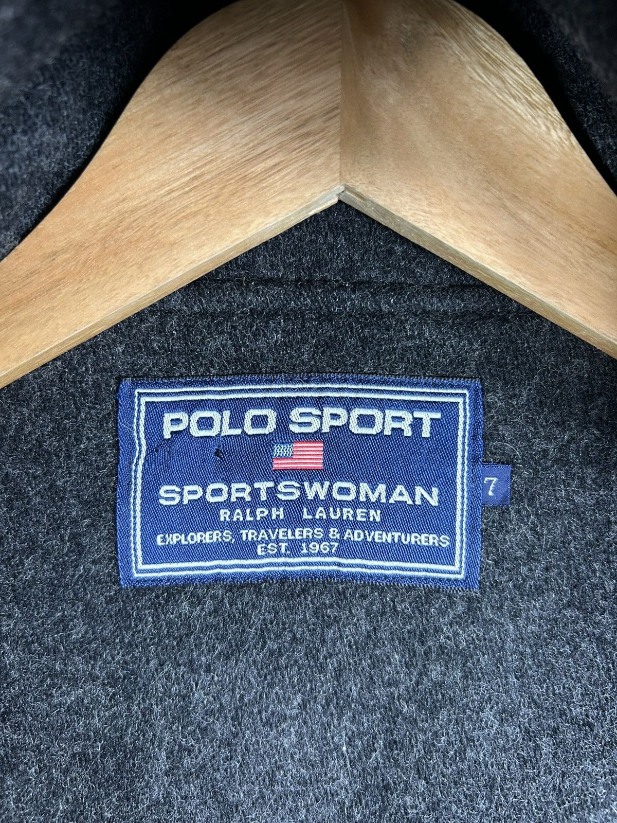 Polo Ralph Lauren × Ralph Lauren × Vintage ⚡️Vintage Polo Sport Ralph Lauren Wool Duffle Long Coat Size M / US 6-8 / IT 42-44 - 10 Thumbnail