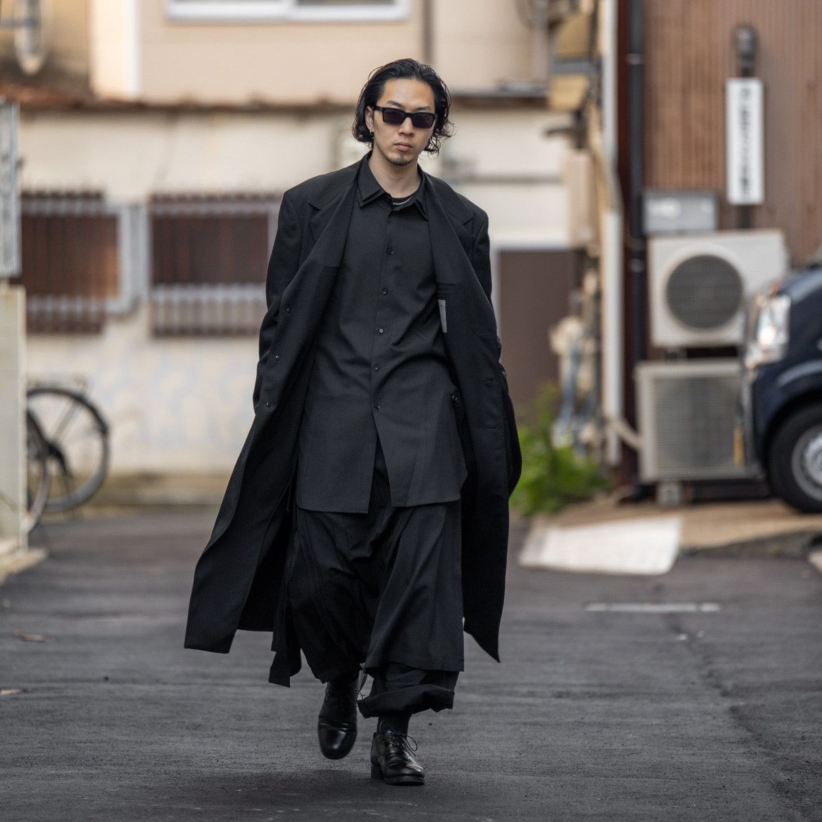 Yohji Yamamoto Yohji Yamamoto Pour Homme "peace of mind.." Long Jacket Coat Size US L / EU 52-54 / 3 - 6 Thumbnail