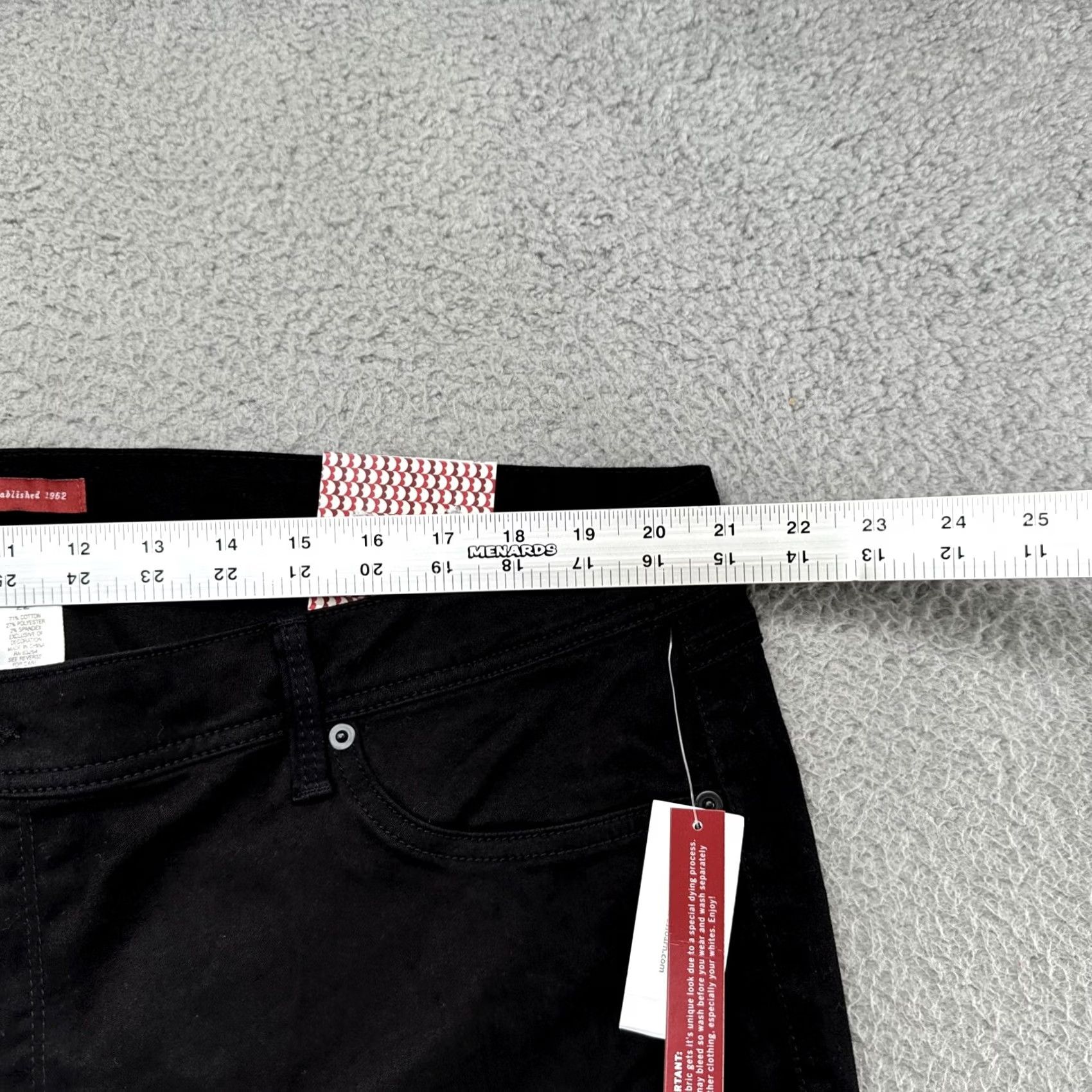 Vintage CB ESTABLISHED 1962 Black Denim Signature Bootcut Jeans Plus Size 22 Womens Body Size 40" / US 18 - 4 Thumbnail