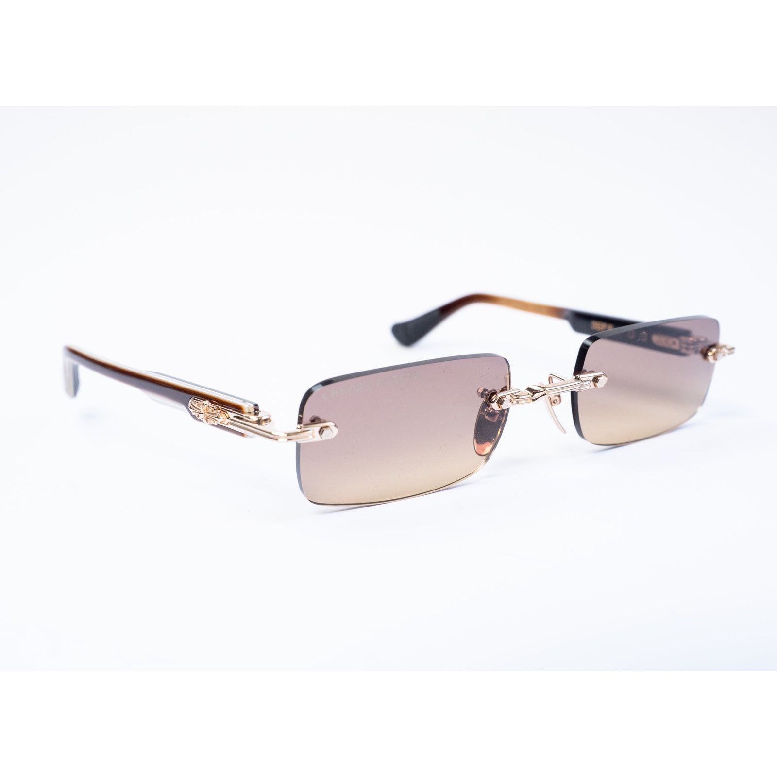 Chrome Hearts Deep III Brown Sunglasses Size ONE SIZE - 2 Thumbnail