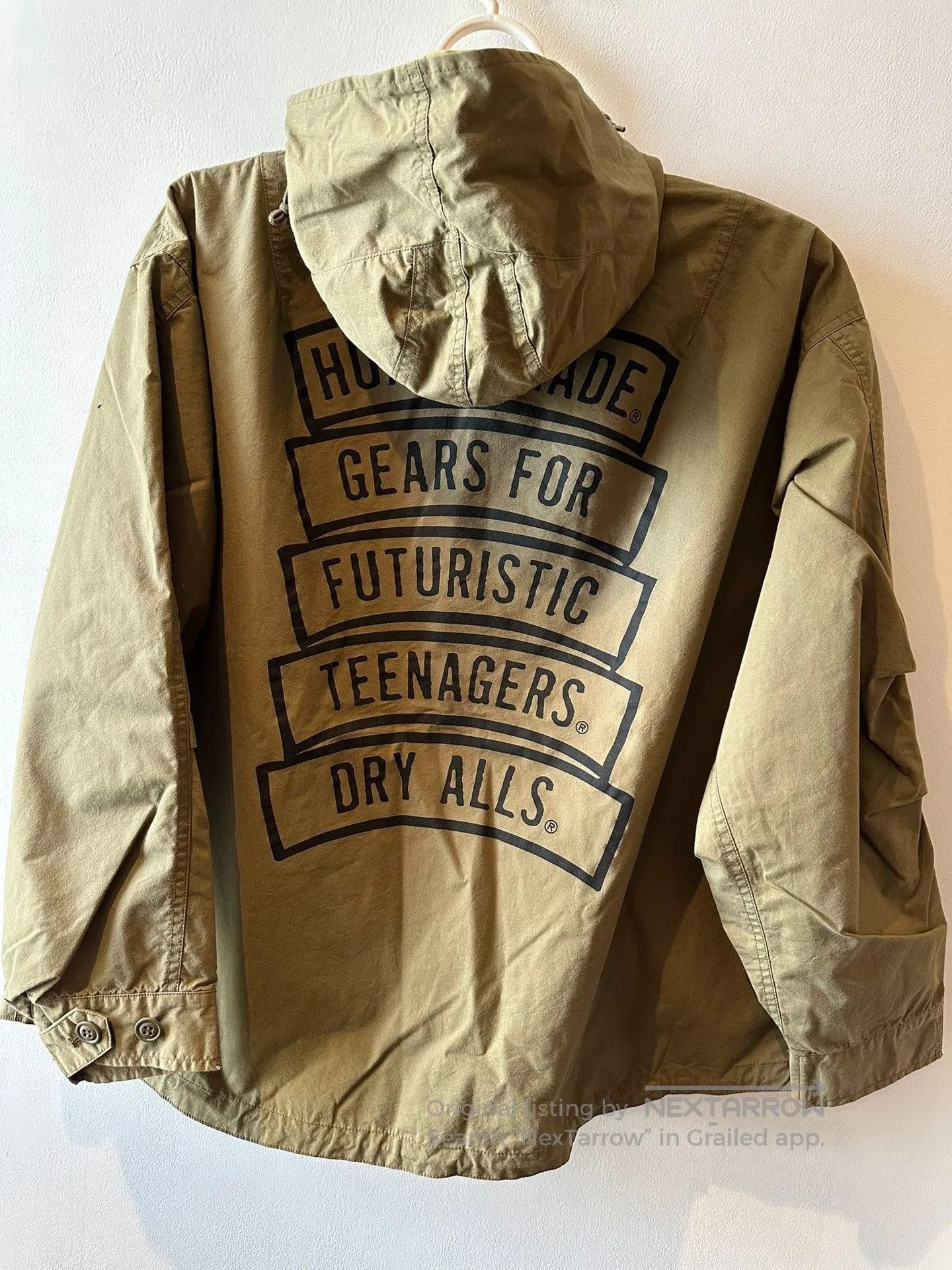 Human Made human made olive green hooded windbreaker. Size US L / EU 52-54 / 3 - 2 Thumbnail