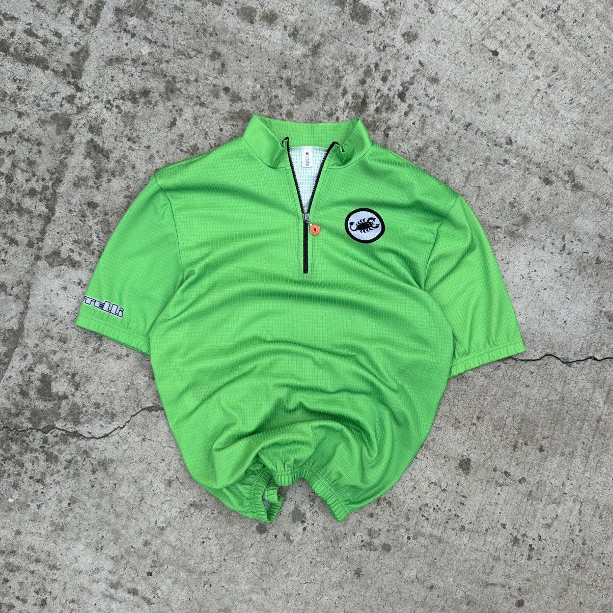 Vintage Japanese Style Velo Castelli Cycling Jersey Y2K 00s