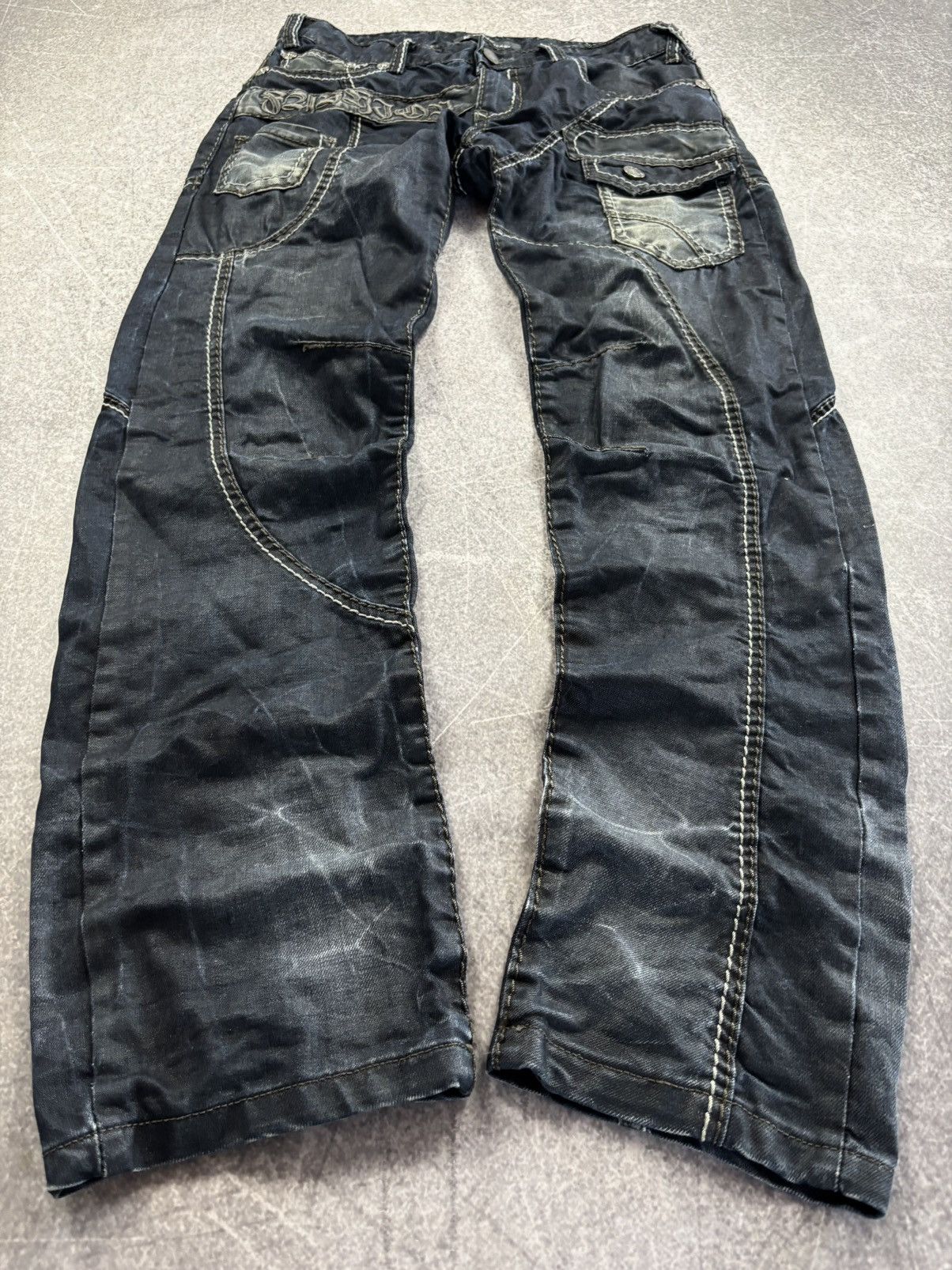Hysteric Glamour 💥 HYSTERIC GLAMOUR BALENCIAGA STYLE JAPANESE JEANS Size US 32 / EU 48 - 1 Thumbnail