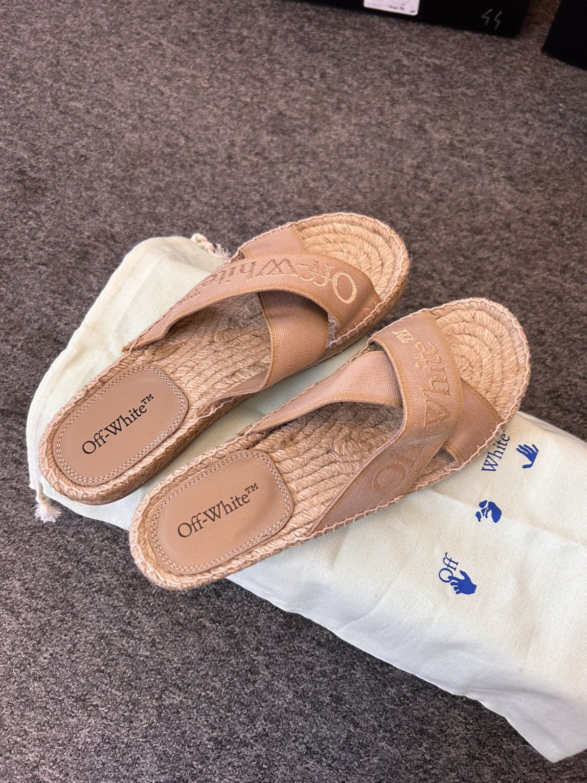 Off-White Off-White Bookish Criss Cross Slides Size US 9 / IT 39 - 4 Thumbnail
