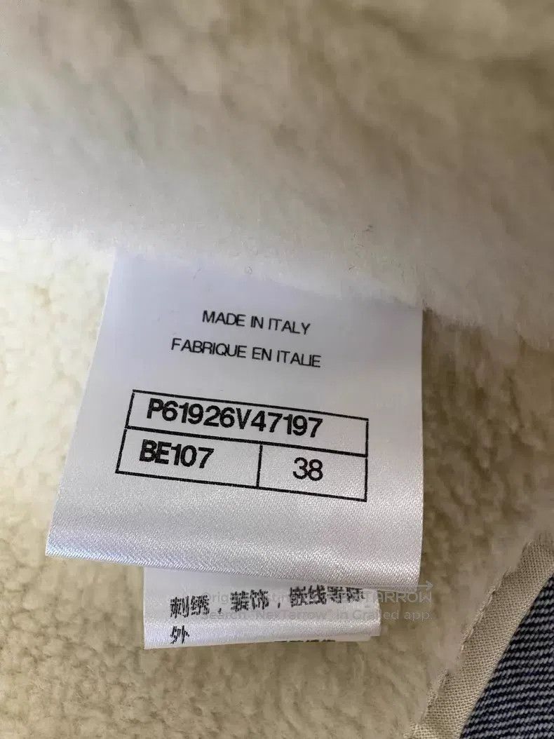 Chanel Chanel 19A Egyptian Series Blue Lamb Wool Inner Stitching Size XS / US 0-2 / IT 36-38 - 7 Thumbnail