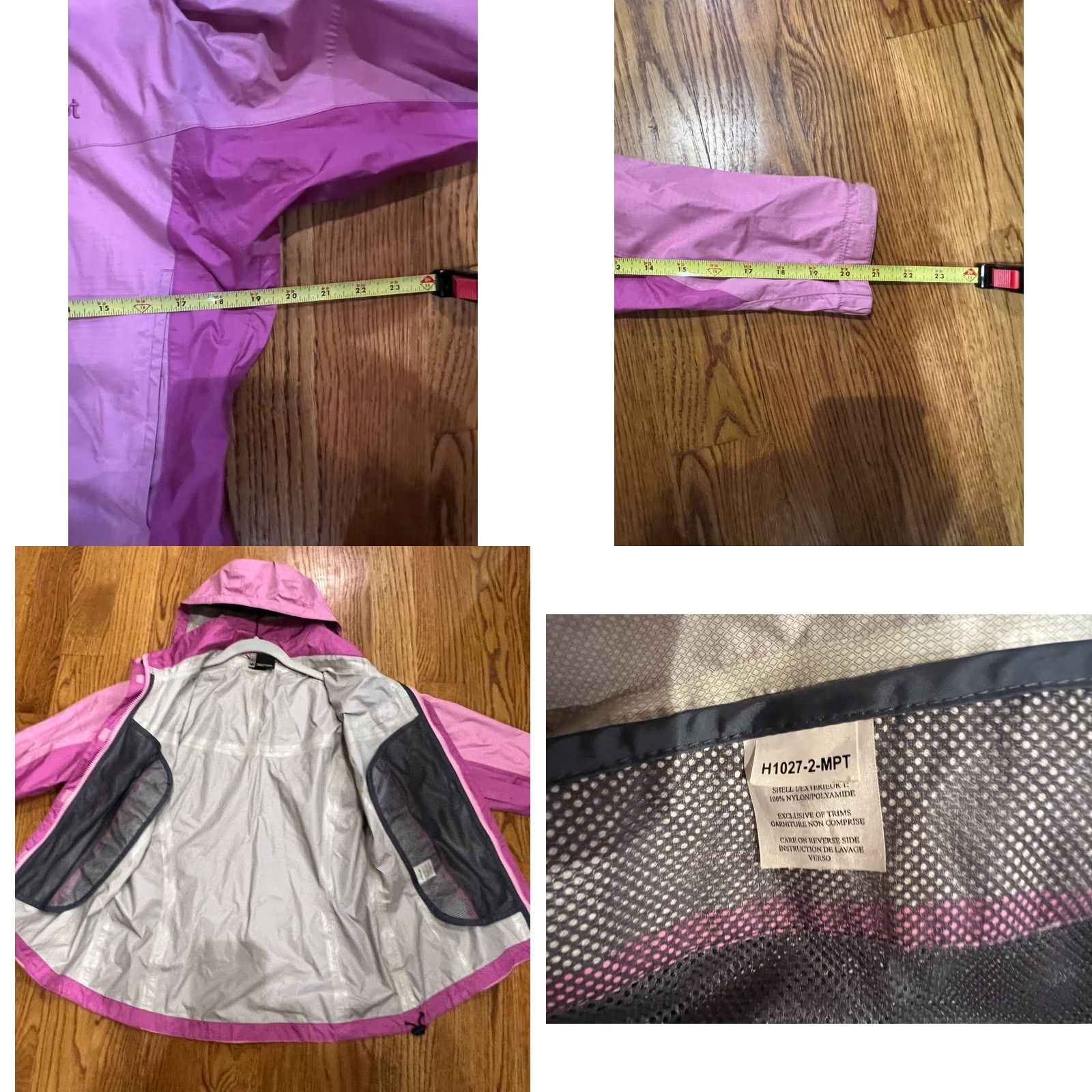 Marmot Marmot Women's Jacket - Pink - XS - Water Resistant - Full Zip - Pockets - Nylon Lining - Anorak - Regular Fit Size XS / US 0-2 / IT 36-38 - 8 Thumbnail
