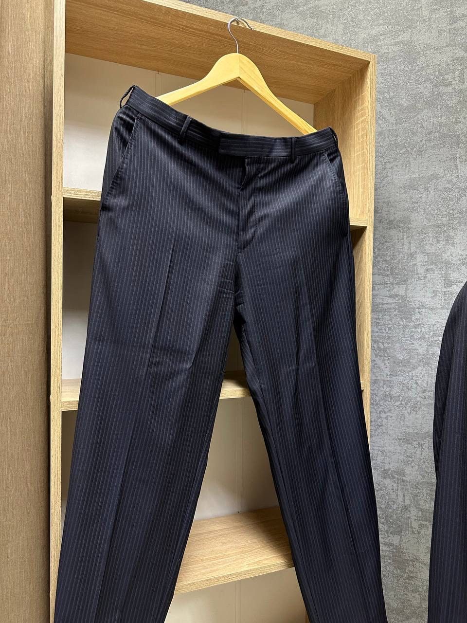 Vintage × Z Zegna Vintage Costume Pants And Blazer Z Zegna Suit Blue Size 38R - 9 Thumbnail