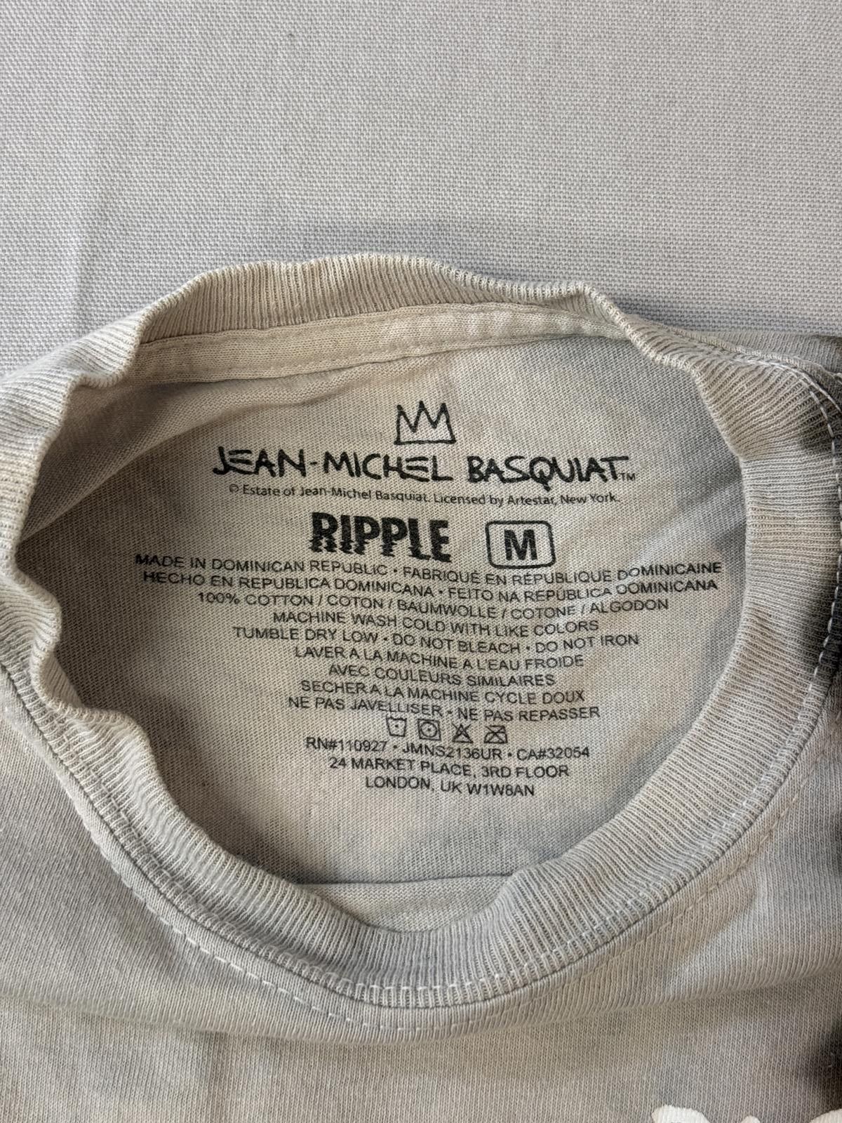 Ripple Junction Jean Michel Basquiat Portrait Tshirt Tie Dye Scapula Ivory M Size US M / EU 48-50 / 2 - 3 Thumbnail