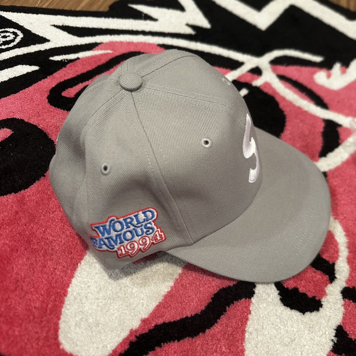 New Era × Supreme Supreme World Famous S Logo 6-Panel Grey Size ONE SIZE - 4 Thumbnail