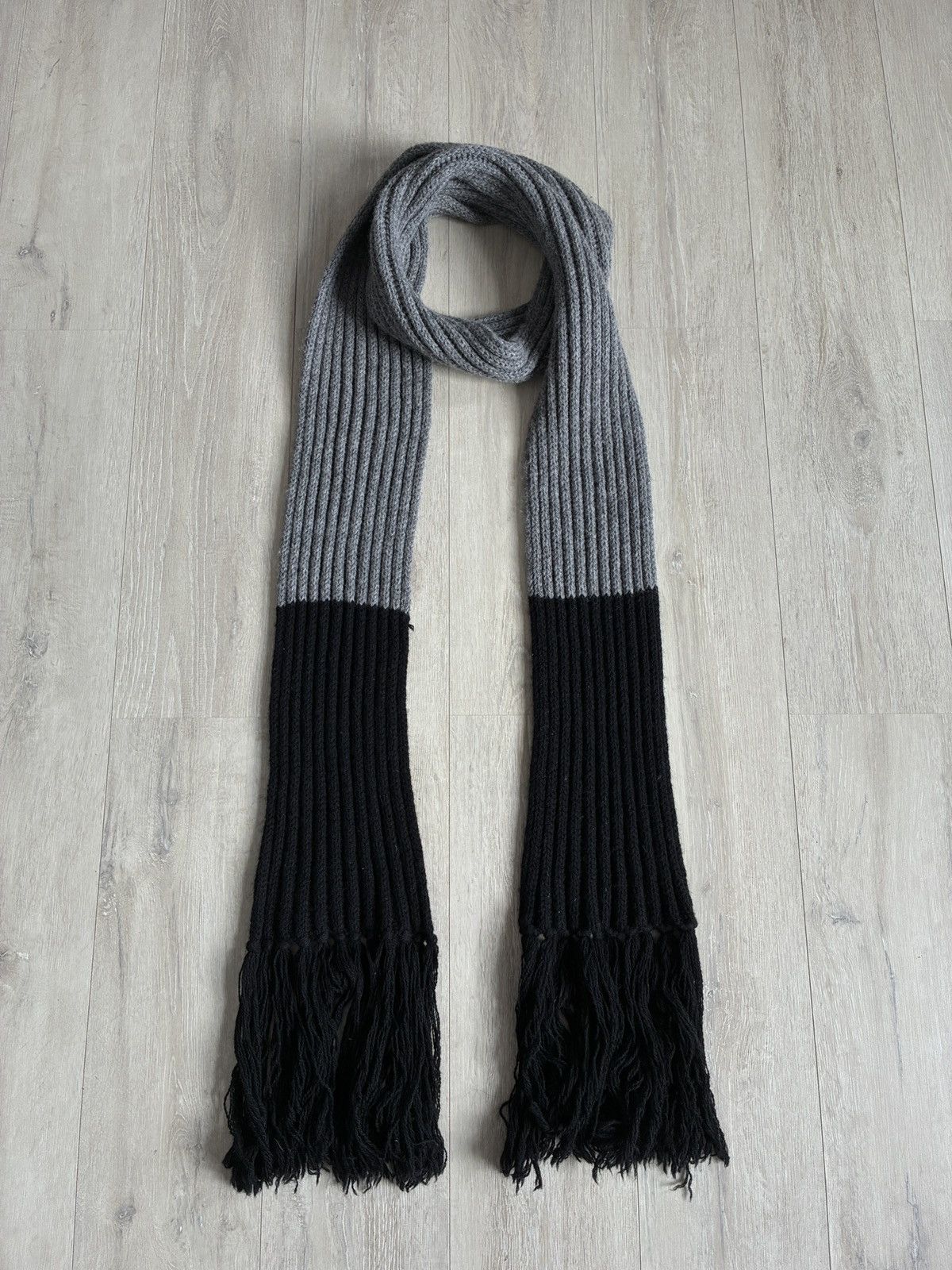 Dior × Hedi Slimane Dior Homme SS05 Cross Patterned Scarf by Hedi
