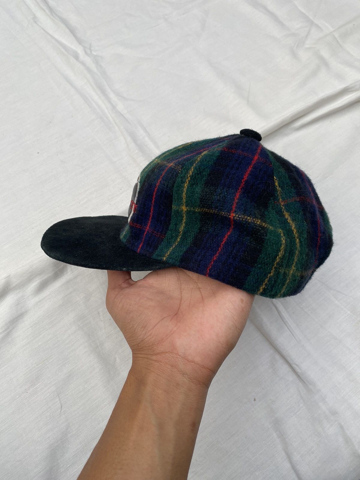 Calvin Klein × Vintage Vintage Calvin Klein Chekered Cap Size ONE SIZE - 9 Thumbnail