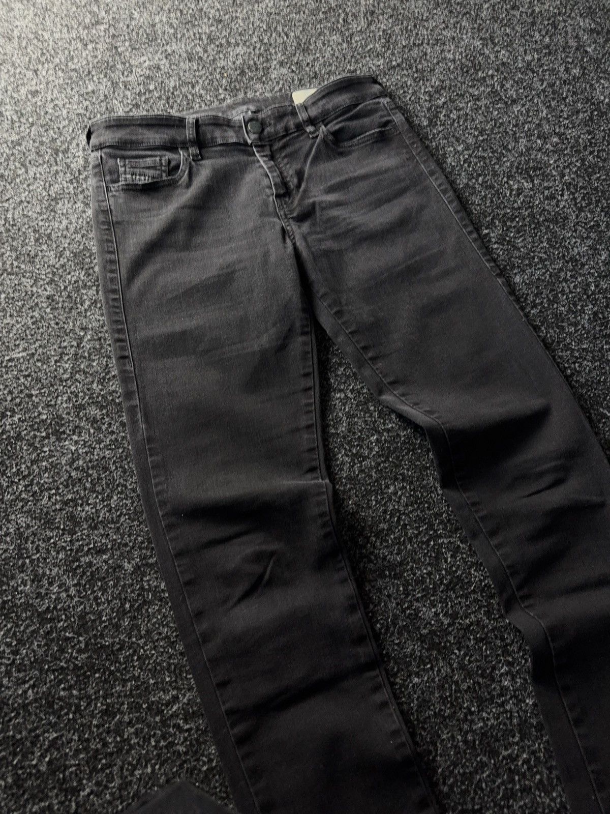Diesel Designer 00s Diesel Slandy Skinny Jeans Black Stretch Italy Size 30" / US 8 / IT 44 - 3 Thumbnail
