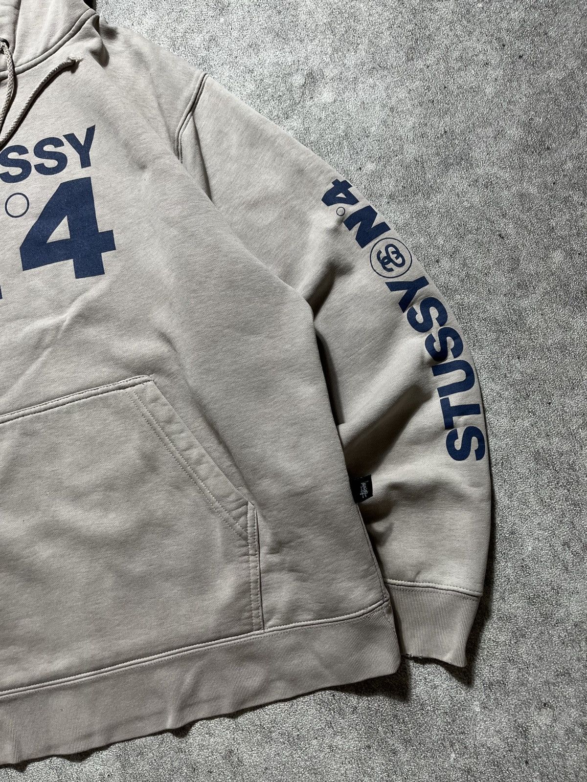 Stussy Vintage 90s Stussy N4 Sunfaded Distressed Hooded Size US XL / EU 56 / 4 - 3 Thumbnail