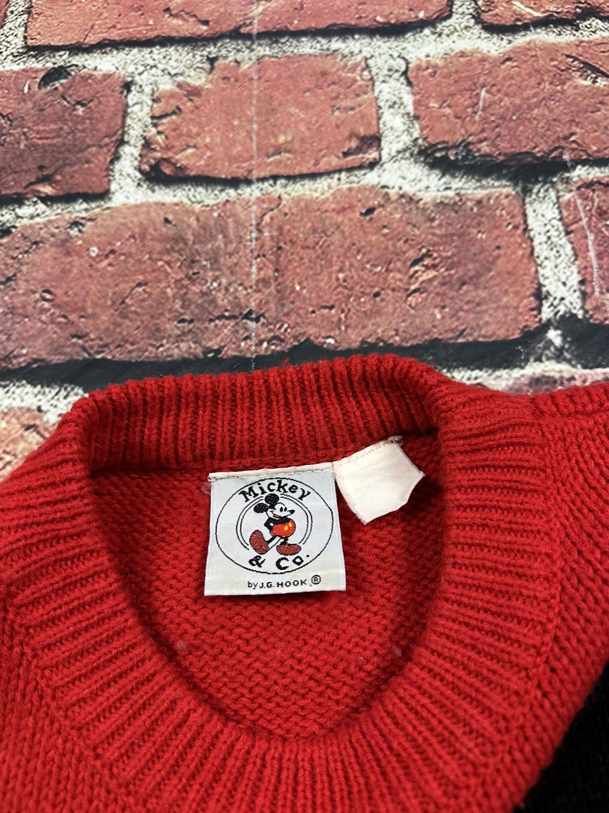 Mickey Unlimited Vintage 90s Mickey Mouse Disney & Co. JG Hook Knit Sweater Size US XL / EU 56 / 4 - 7 Thumbnail