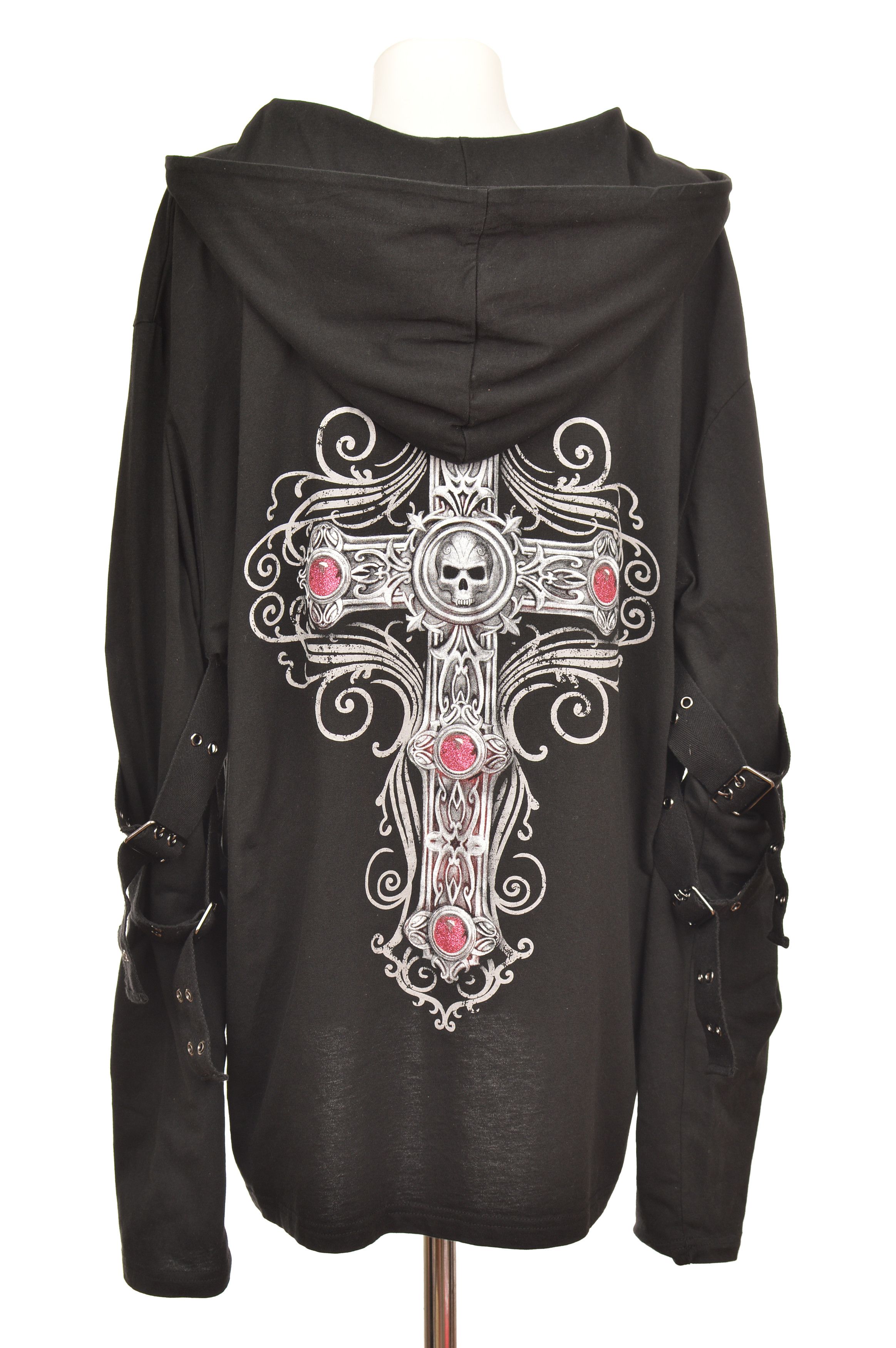 Vintage Gothicana by EMP Anne Stokes Gothic Cross Hoodie Size XXL / US 16-18 / IT 52-54 - 5 Thumbnail
