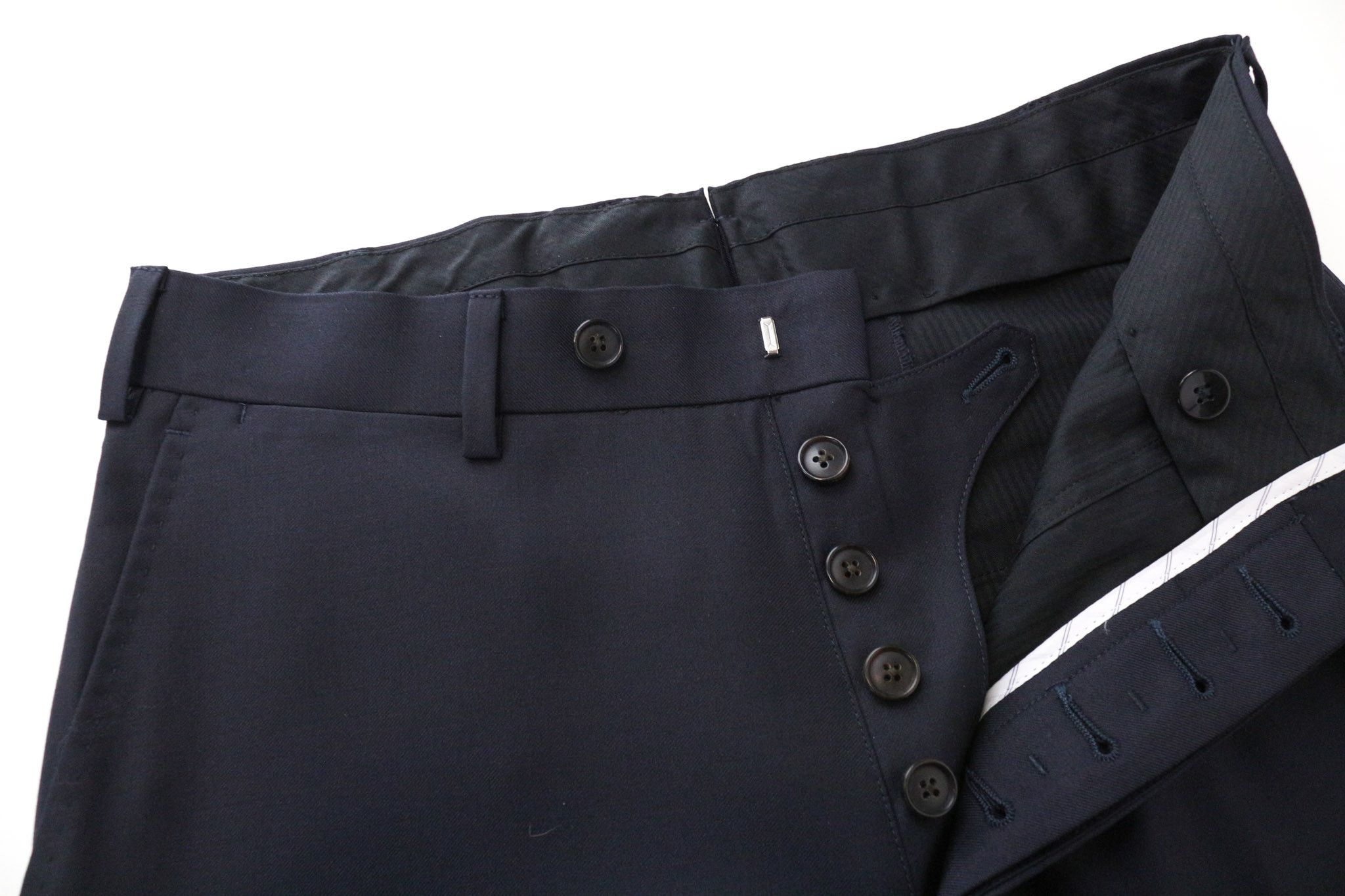 Suitsupply UK36S Blue Wool Waistcoat Trousers Suit 75822 Size 36S - 12 Thumbnail