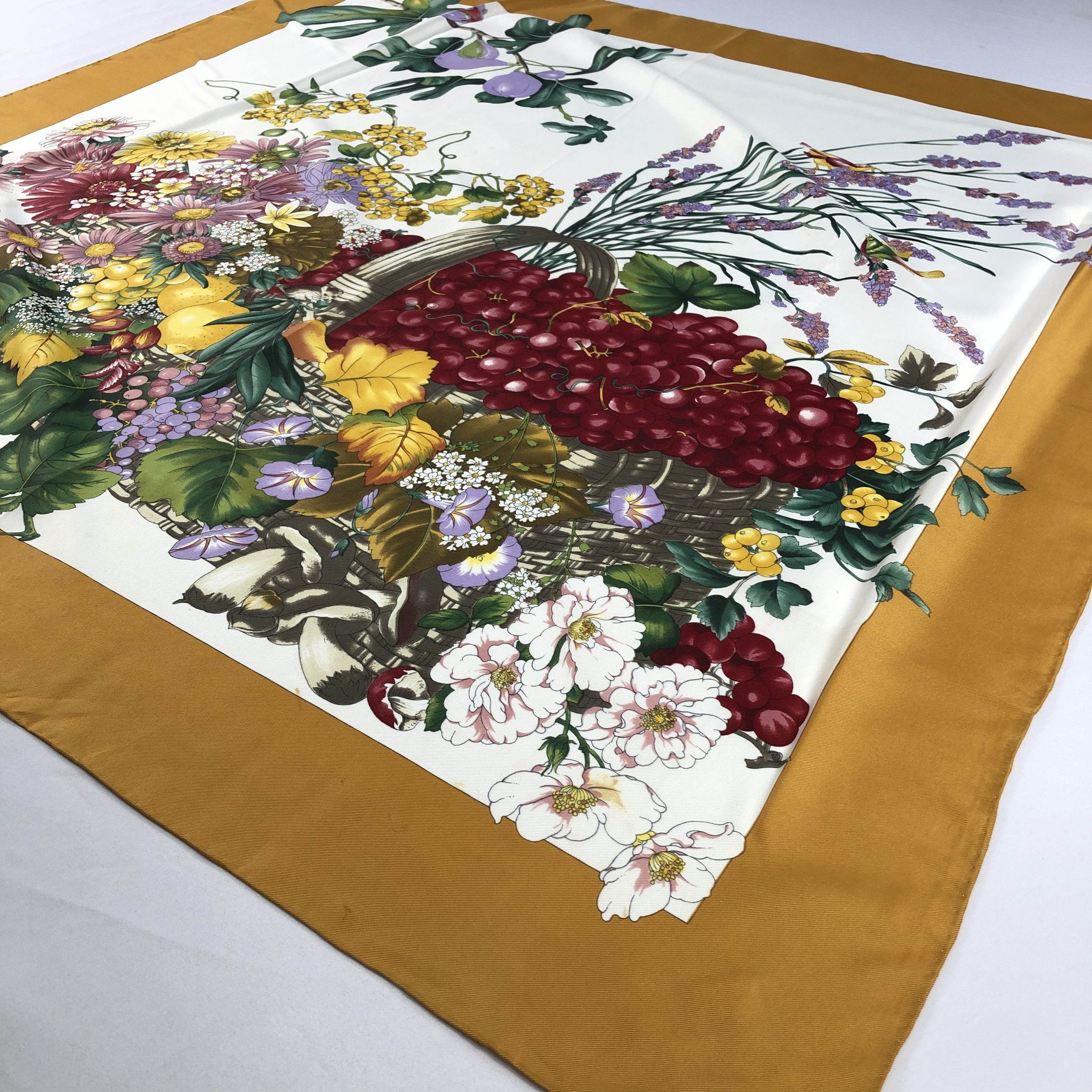 Vintage Vintage Silk Scarf Size ONE SIZE - 3 Thumbnail