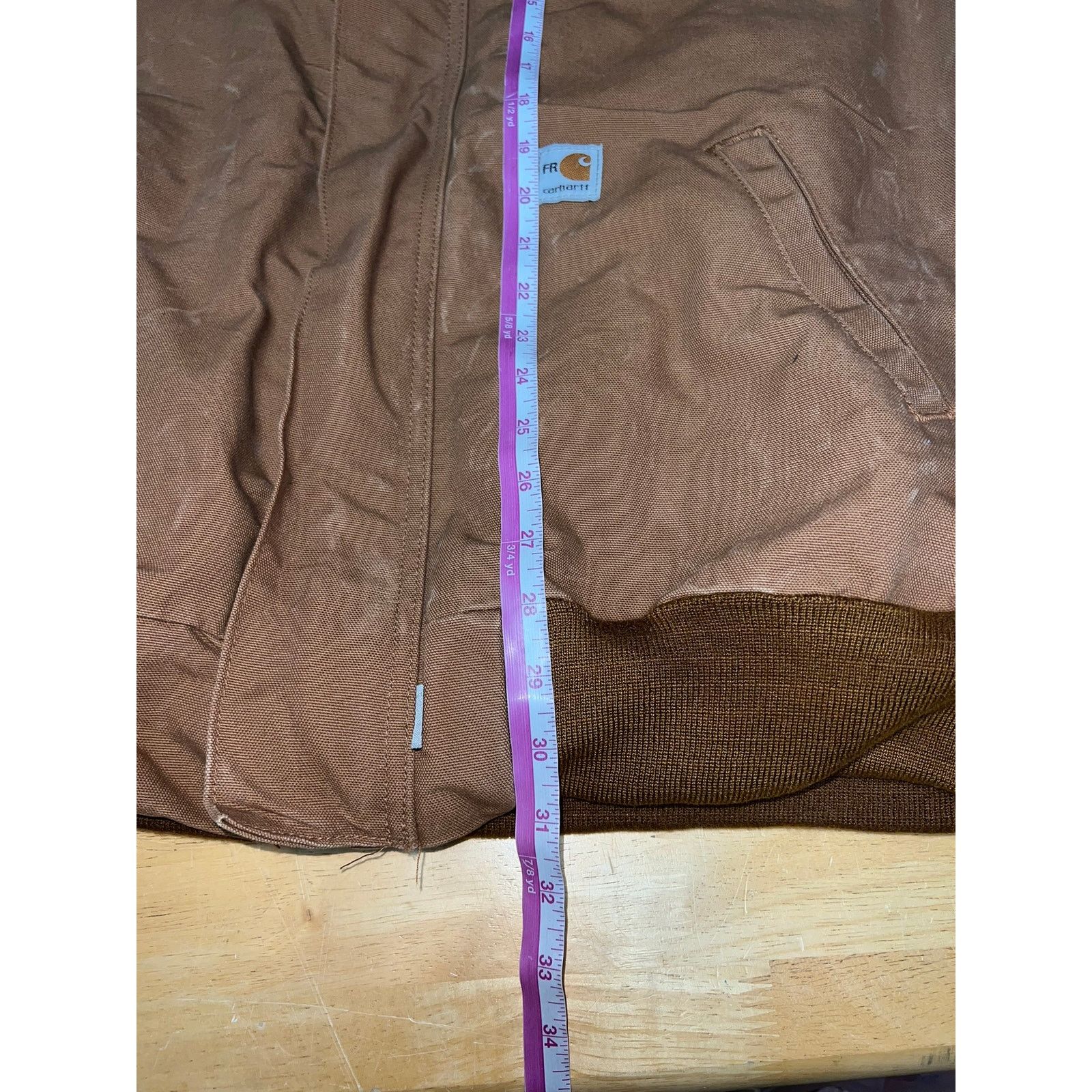 Vintage Carhartt FR Canvas Jacket Bomber Workwear Duck Work Coat XL Size US XL / EU 56 / 4 - 17 Thumbnail