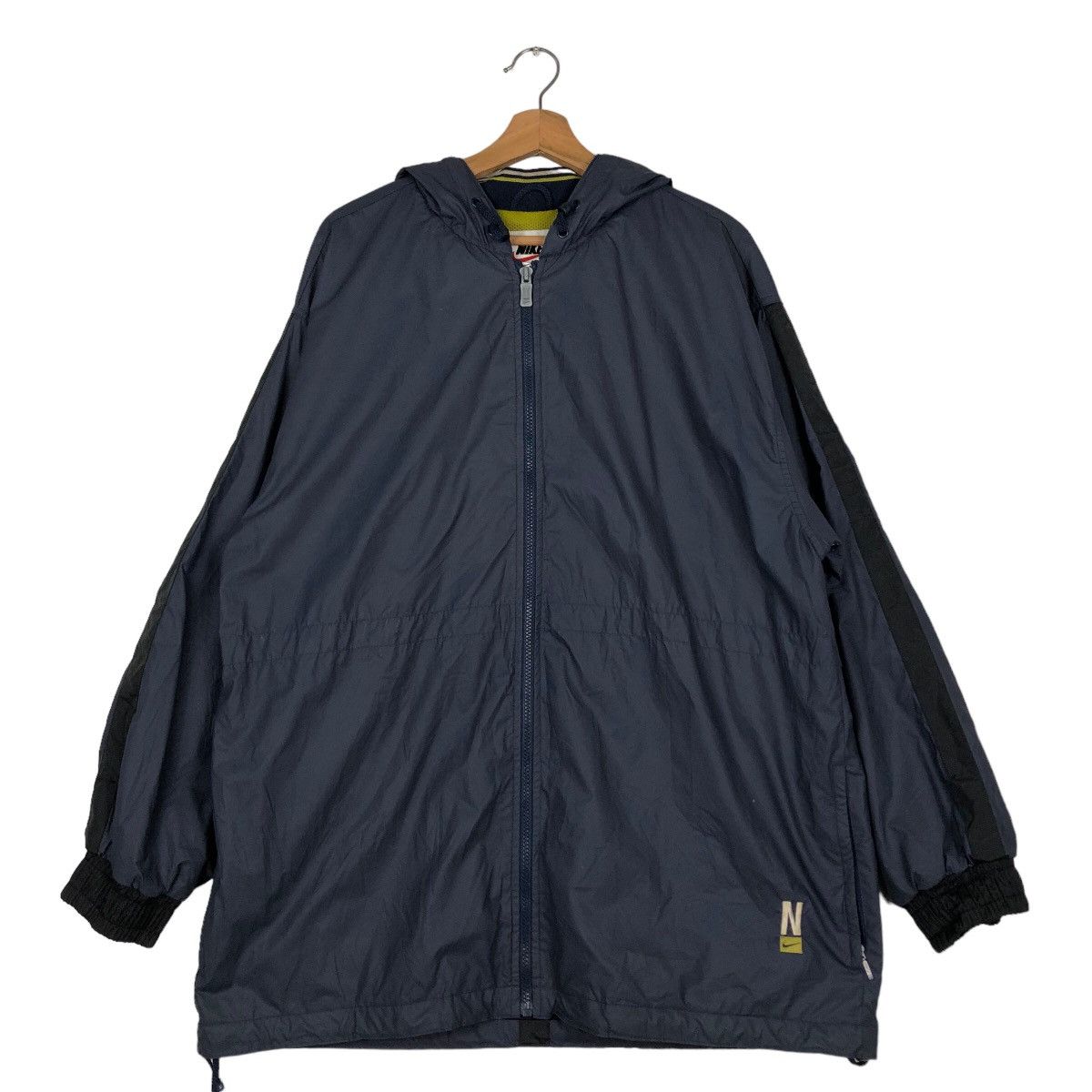 Nike 🔥Vintage Nike Big Swoosh Light Jacket Anorak Pull Over Size US XL / EU 56 / 4 - 11 Thumbnail