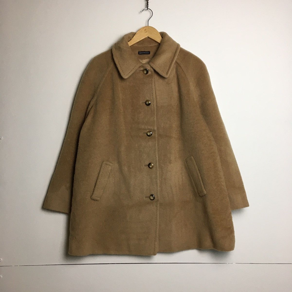 Other FORSTMANN Wool Mohair Single Breast Mac Coat Size M / US 6-8 / IT 42-44 - 1 Thumbnail