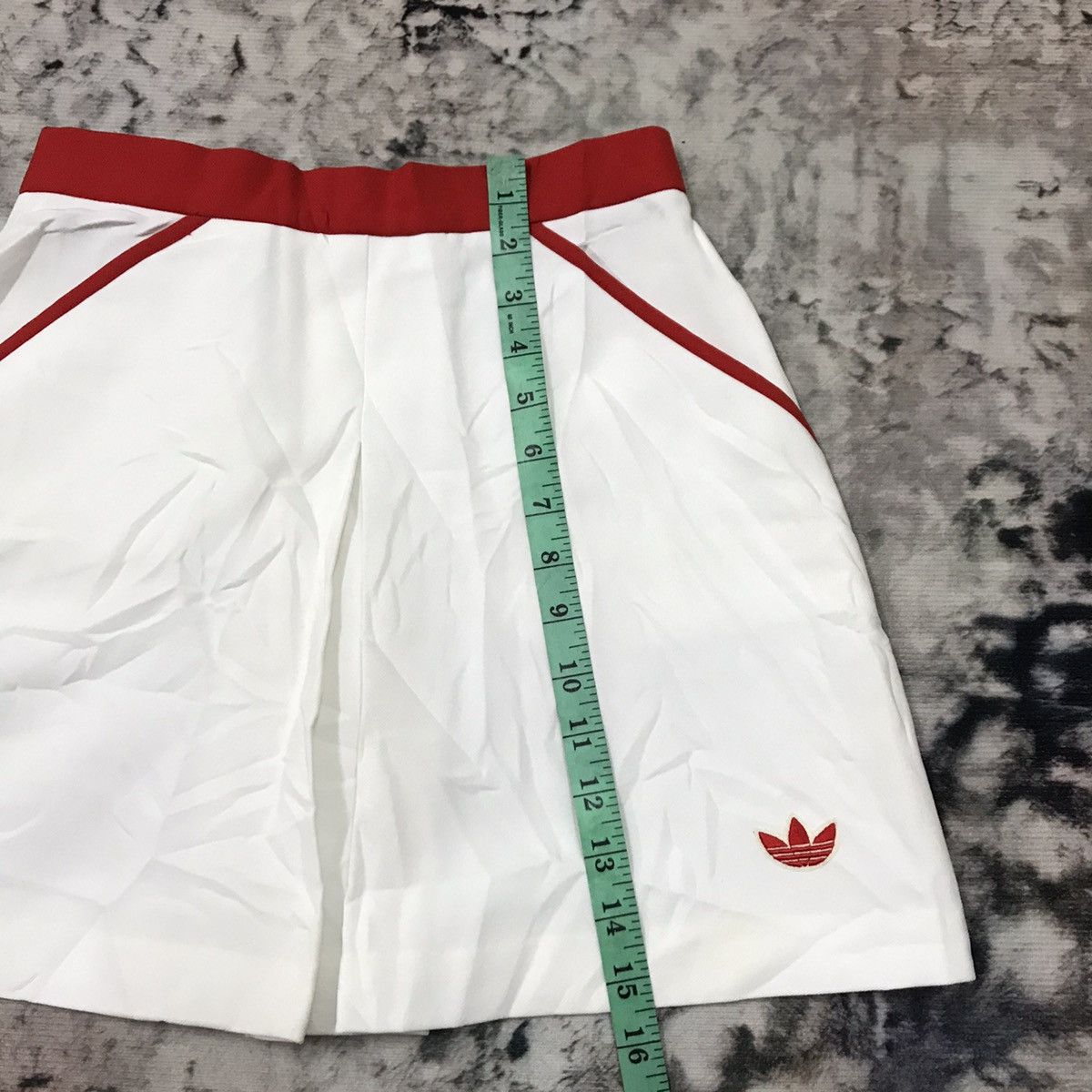 Adidas Vintage 90s Adidas Trefoil Tennis Mini Skirt Size 25" / US 0 / IT 36 - 10 Thumbnail