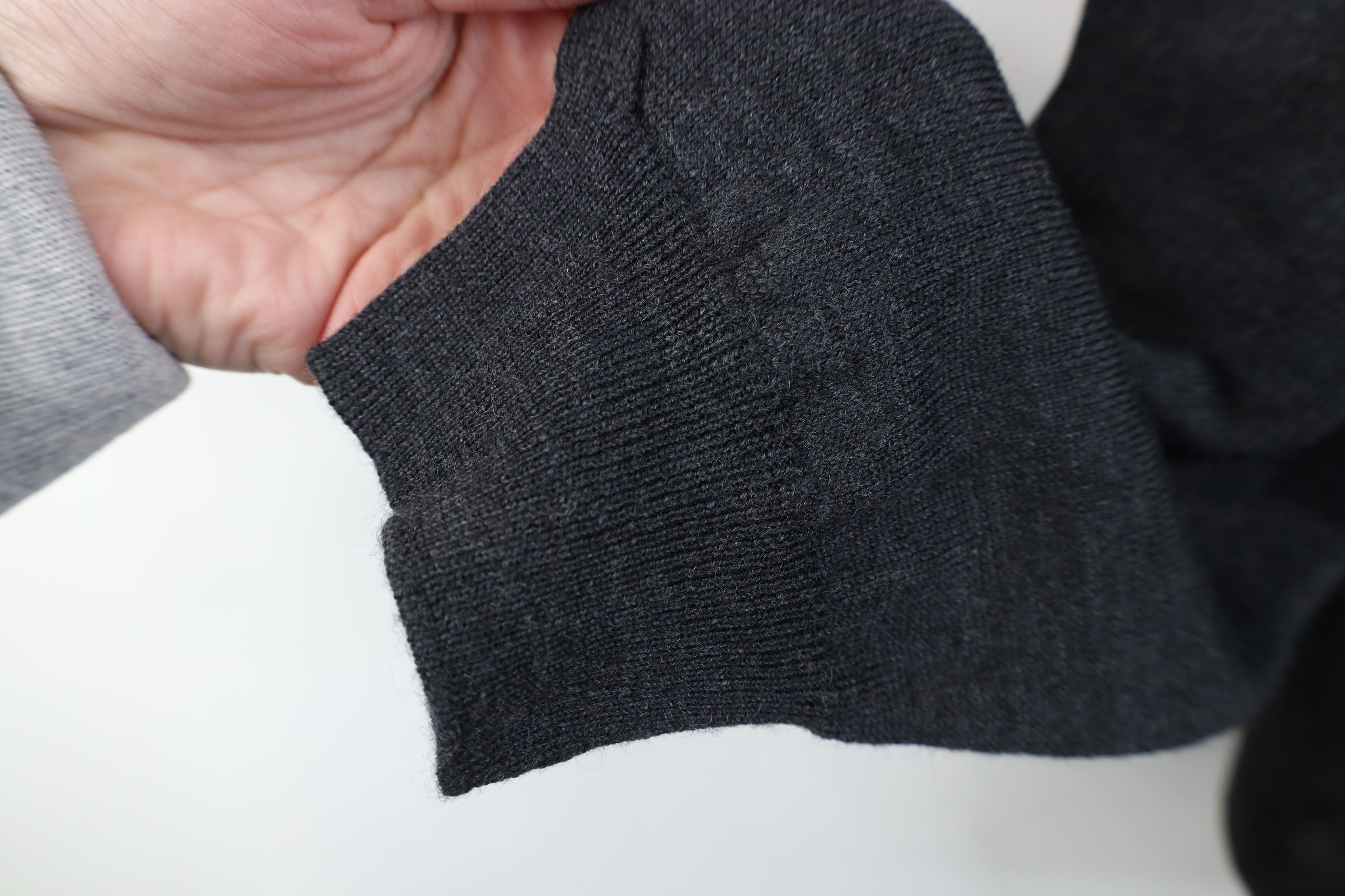 Vintage Vintage 90s Streetwear Merino Wool Knit Collared Sweater Size US L / EU 52-54 / 3 - 9 Thumbnail