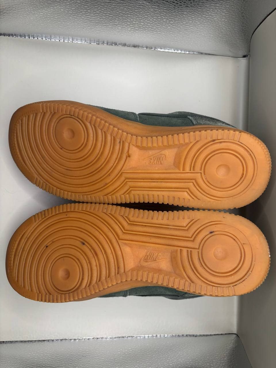 Nike Nike Air Force 1 Low Suede "Outdoor Green" Gum Sole Size US 8.5 / EU 41-42 - 5 Thumbnail
