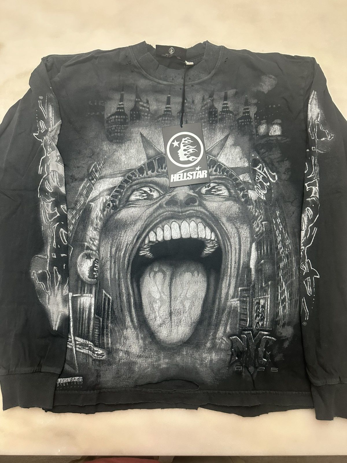 HELLSTAR HELLSTAR LIBERTY RECORDS LONG SLEEVE Size US S / EU 44-46 / 1 - 1 Thumbnail