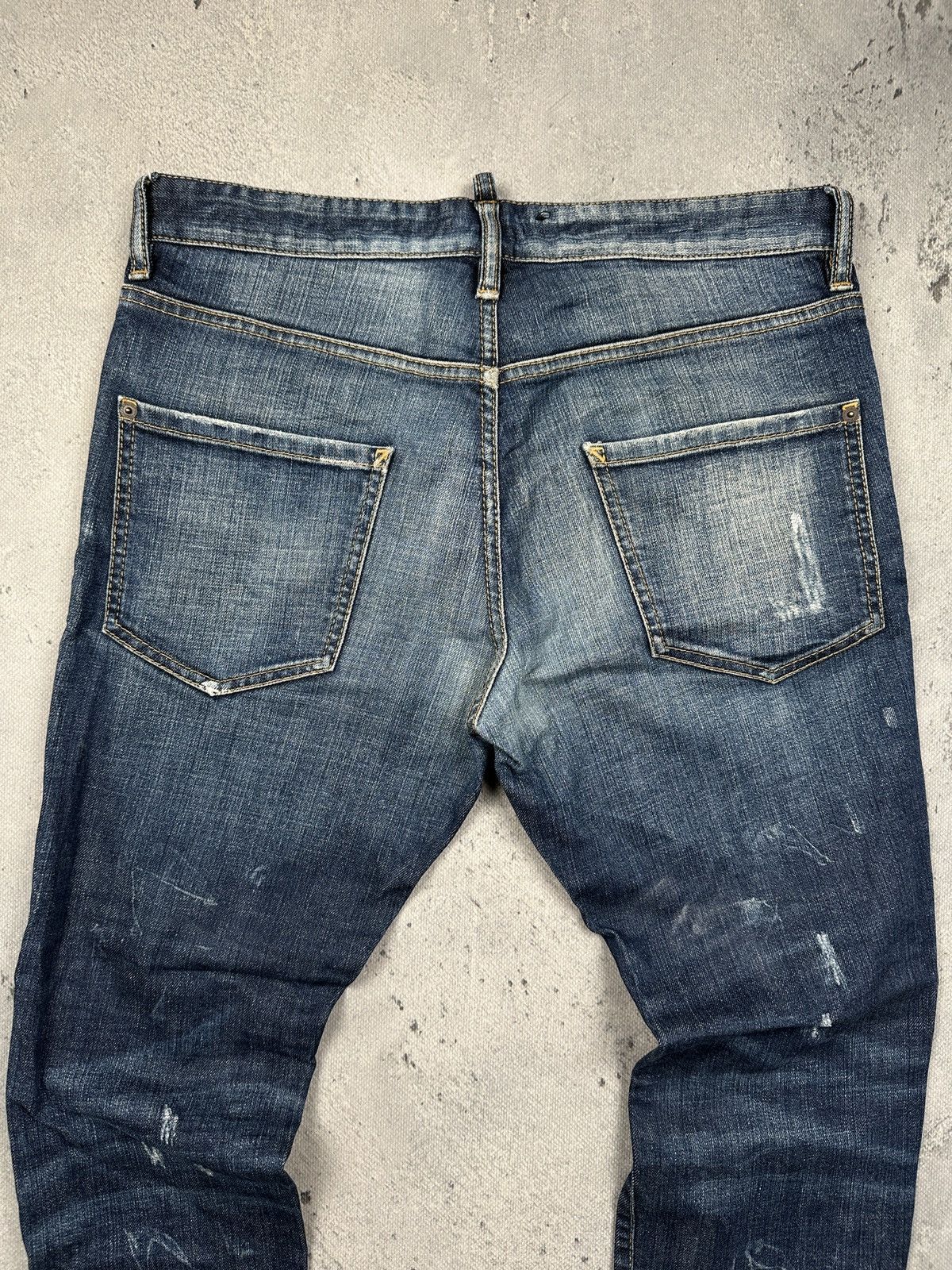 Dsquared2 Dsquared2 Distressed Patchwork Denim Jeans Military Pocket Size US 33 - 5 Thumbnail