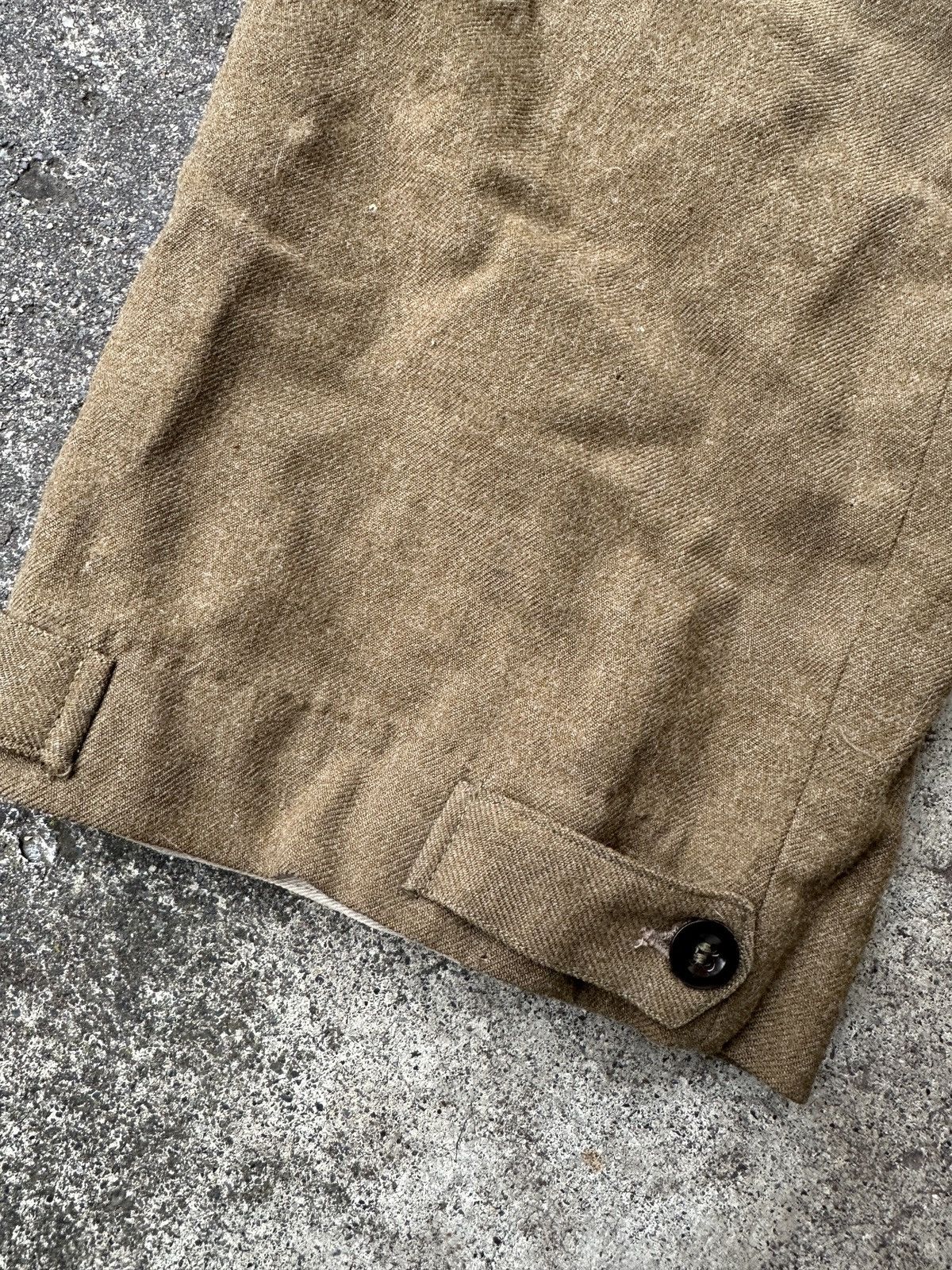Vintage Trashed 1950s AUSTRALIA US Army Wool Trousers Cargo pant Size US 35 - 13 Thumbnail