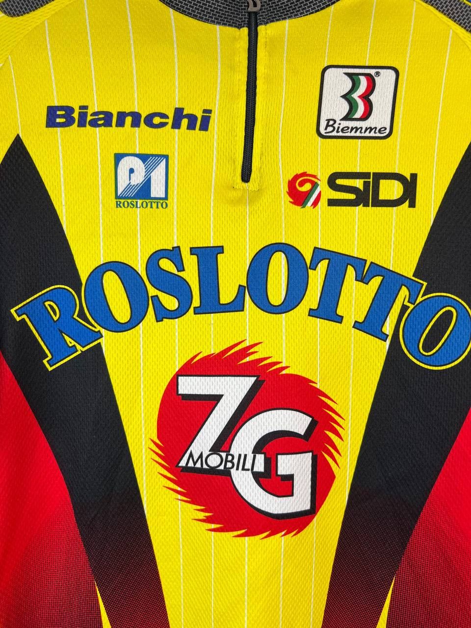 Vintage Roslotto Cycling Jersey By Biemme 1990s Sidi Bianchi Sz L Size US L / EU 52-54 / 3 - 2 Thumbnail