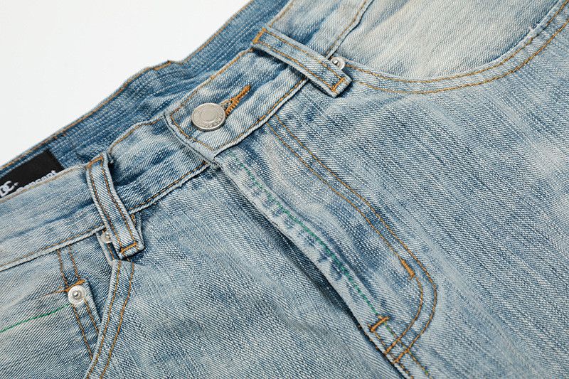Vintage American street washed whiskered scimitar jeans for men Size US 32 / EU 48 - 3 Thumbnail