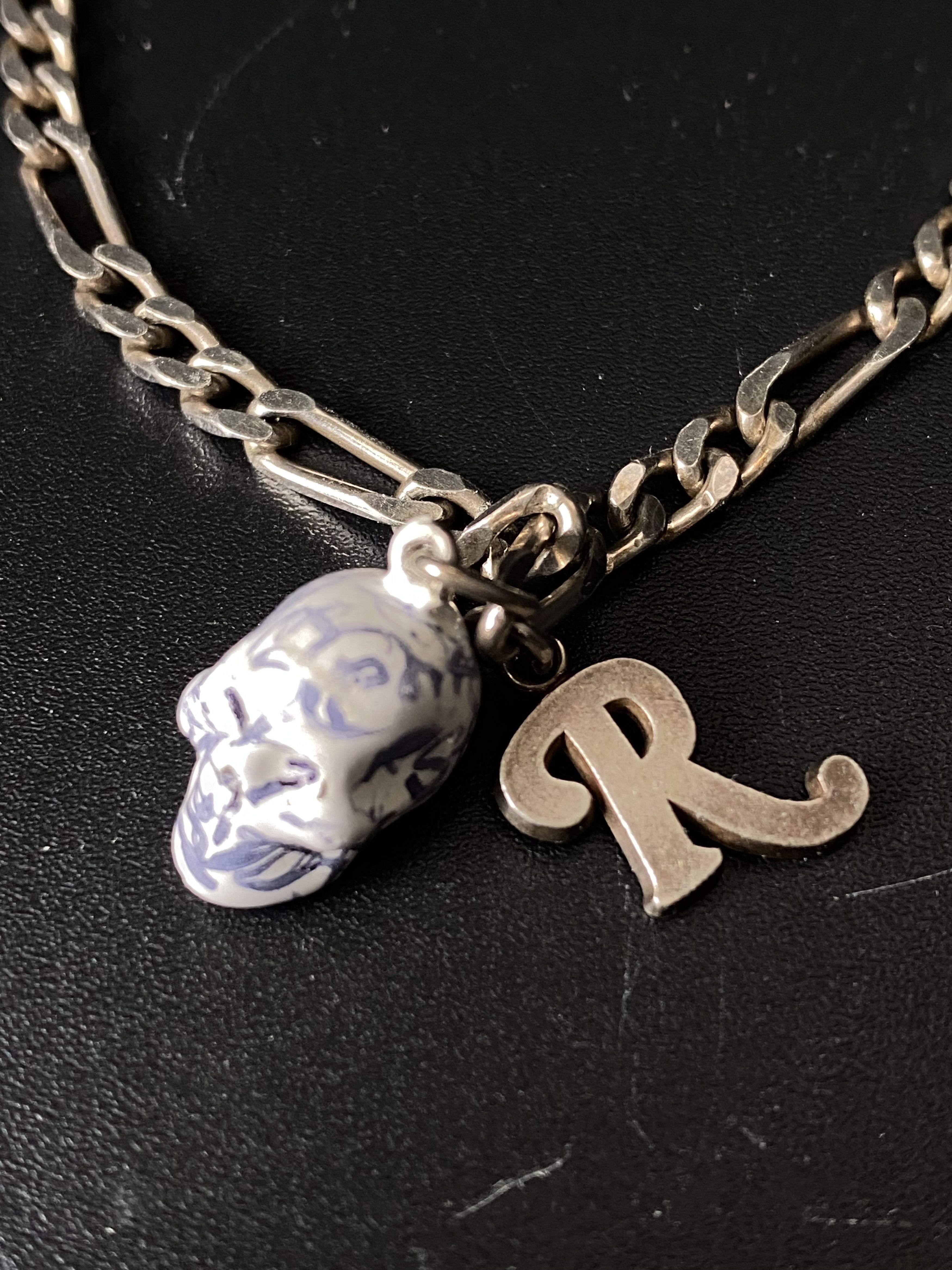 S/S 2004 "May the Circle Be Unbroken" Painted Skull Bracelet, view 2