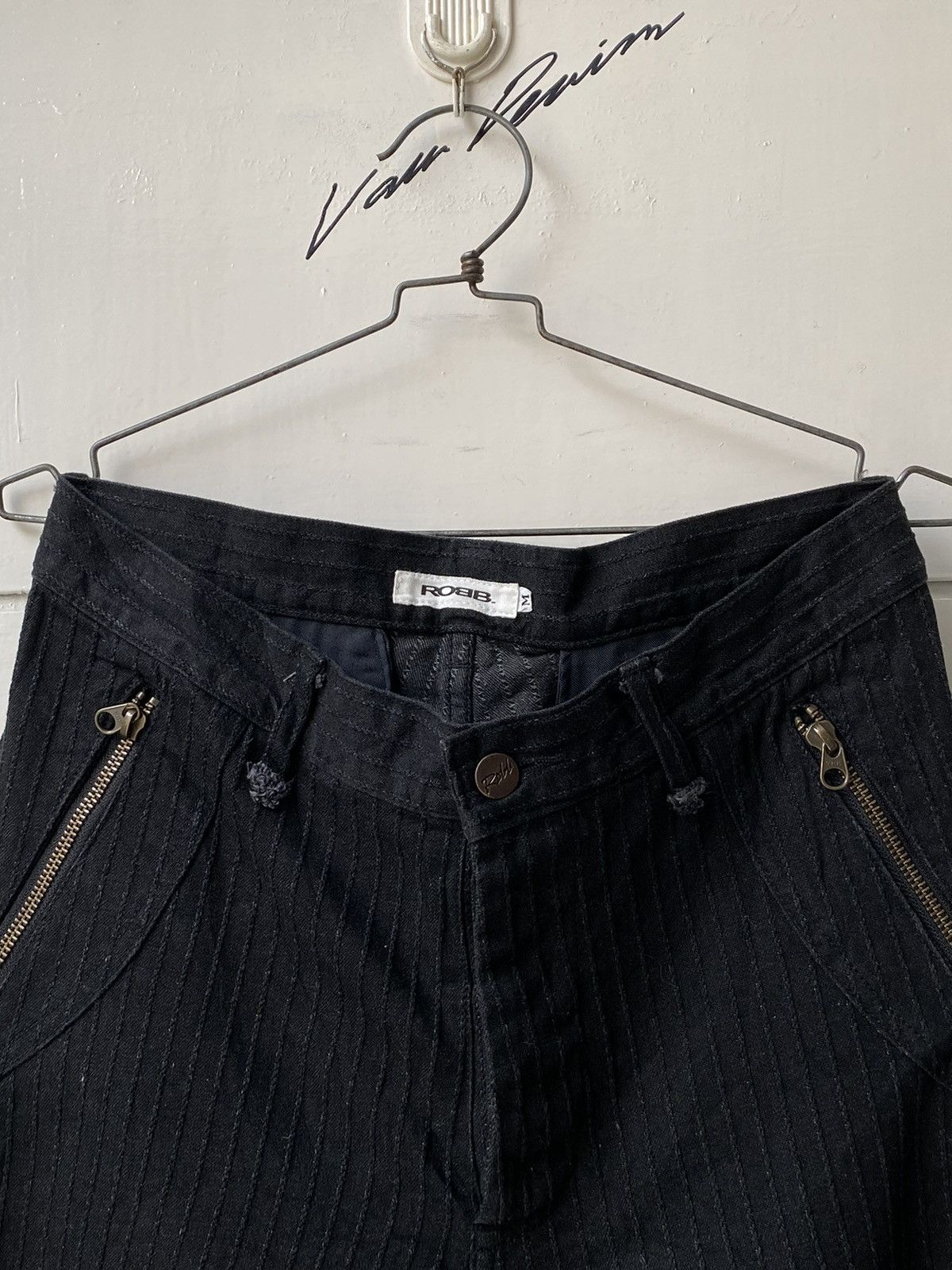 Other ROBB Striped Black Pants Size US 28 / EU 44 - 13 Thumbnail