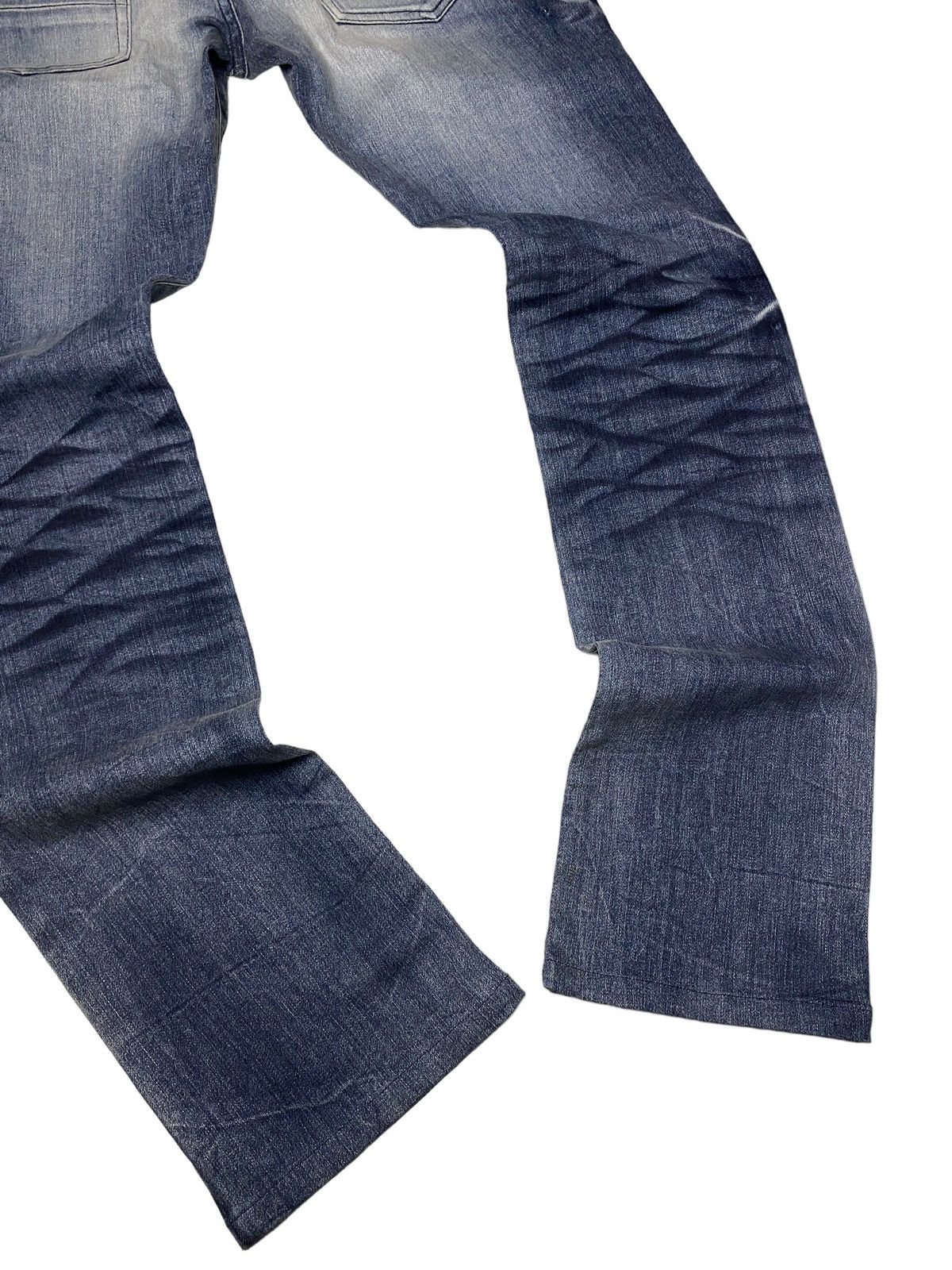 If Six Was Nine Tornado Mart Flared Seawash Bootcut Jeans Size US 30 / EU 46 - 11 Thumbnail